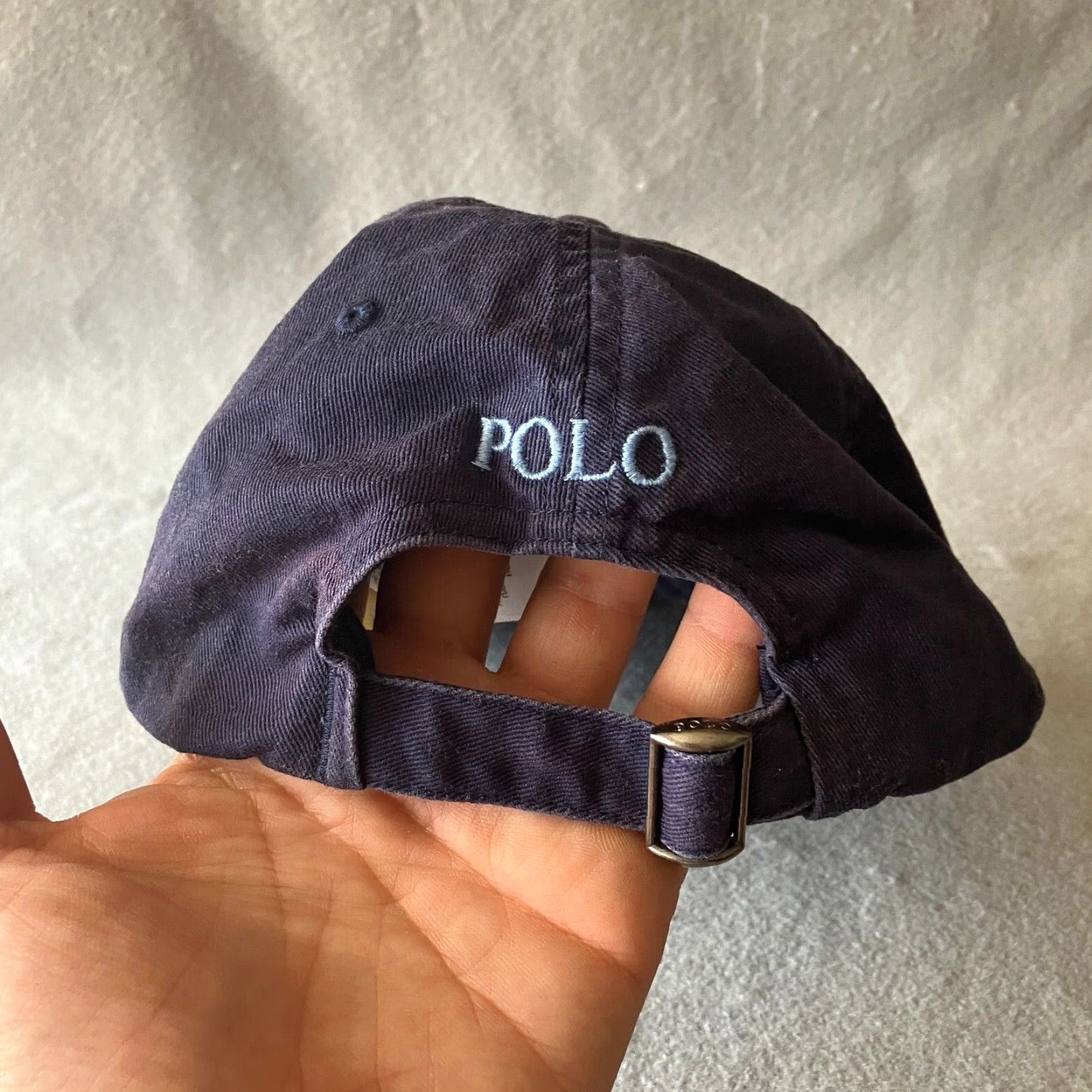 Polo Ralph Lauren VINTAGE Polo Ralph Lauren Hat Mens Strap Back Blue Small Pony Logo Dad Cap Adjustable Size US M / EU 48-50 / 2 - 6 Thumbnail