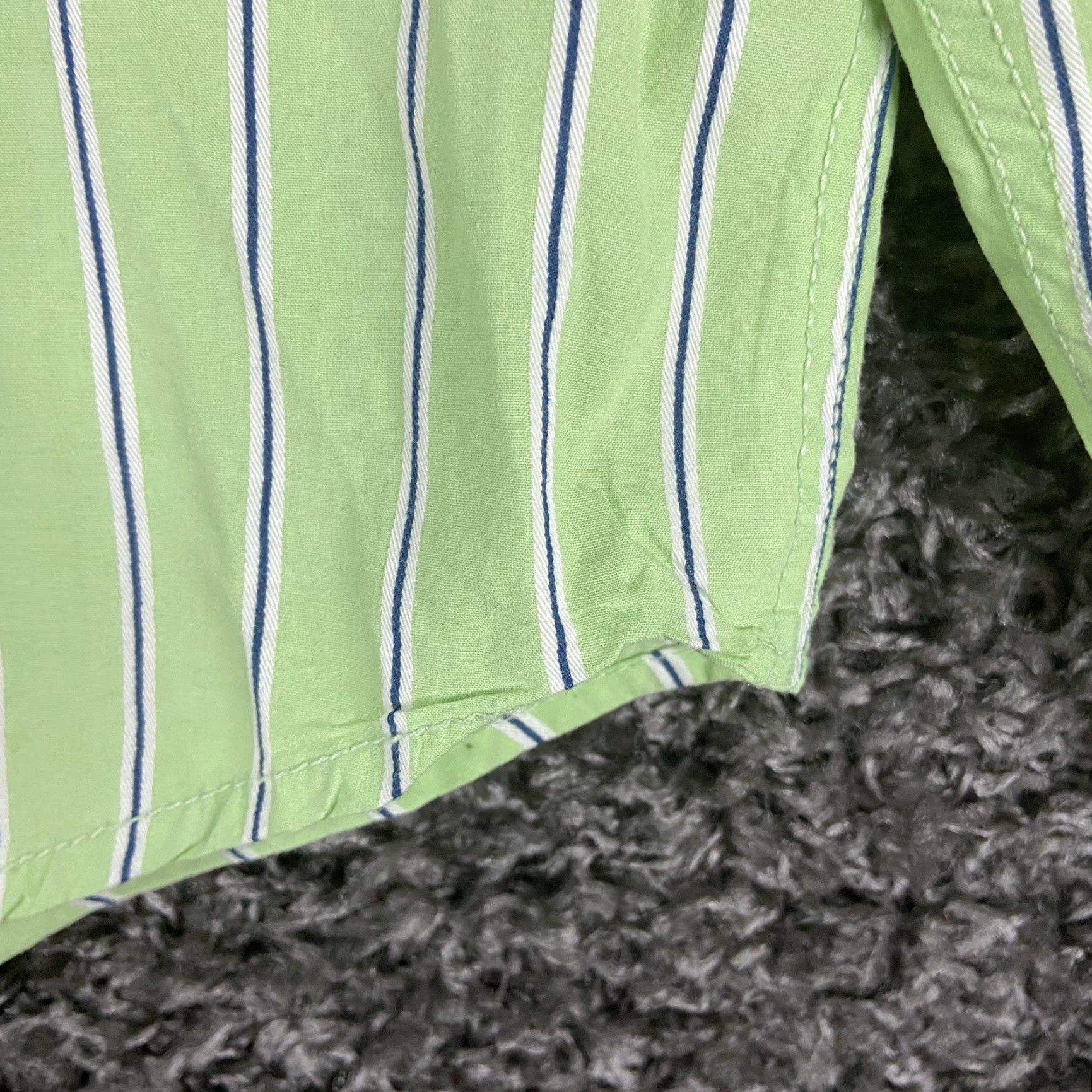 Aeropostale AeroPostale Button-Up Shirt Men M Green Striped Long Sleeve size M Size US M / EU 48-50 / 2 - 2 Thumbnail