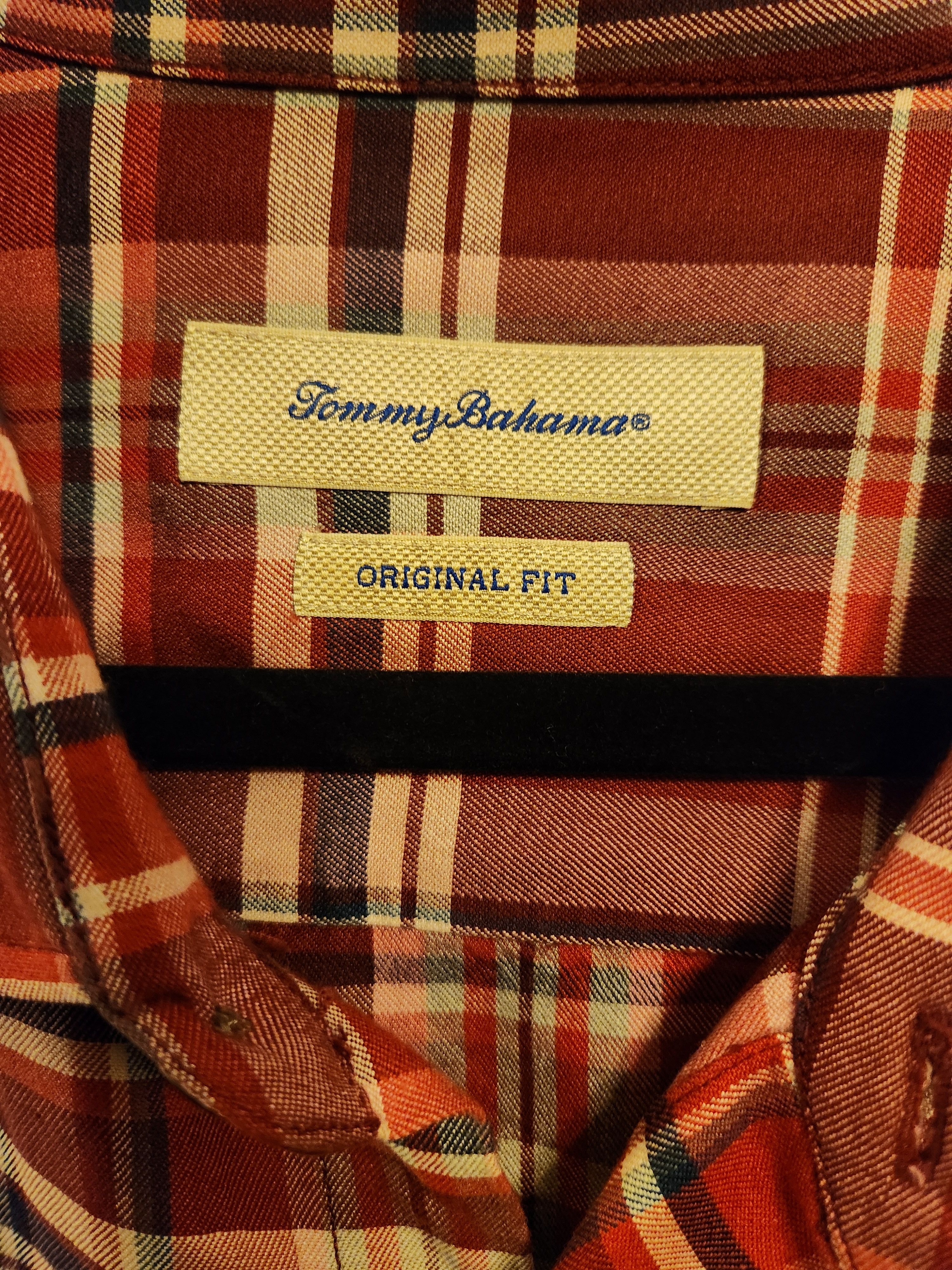 Tommy Bahama Vintage Plaid Short Sleeve Silk Shirt Size US XXL / EU 58 / 5 - 3 Thumbnail