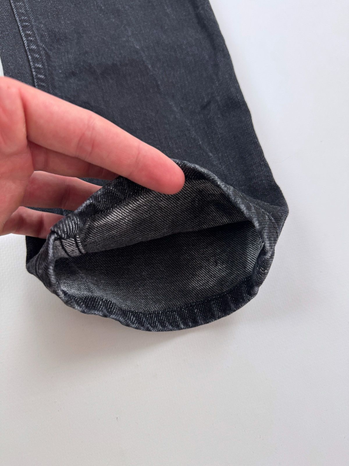 Helmut Lang Helmut Lang High Rise Unisex Black Jeans Pants Size US 31 - 4 Thumbnail