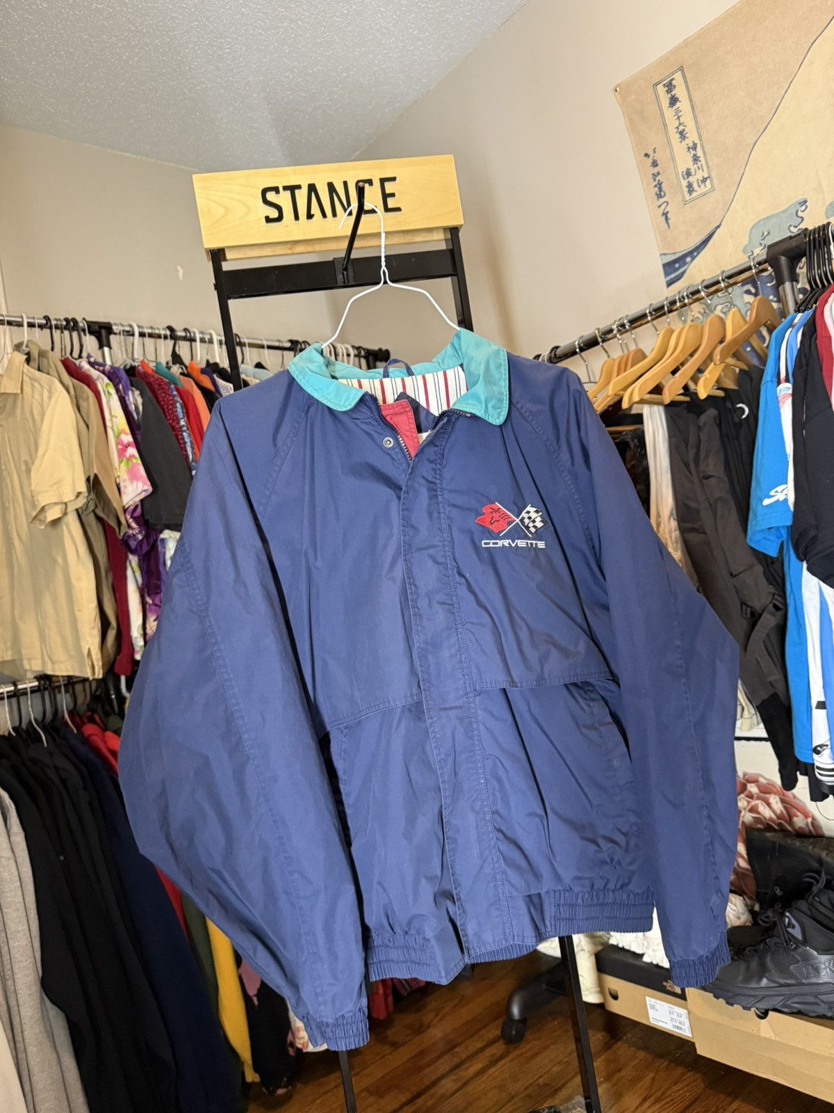 Vintage Vintage 90’s Corvette Windbreaker Size US L / EU 52-54 / 3 - 5 Thumbnail