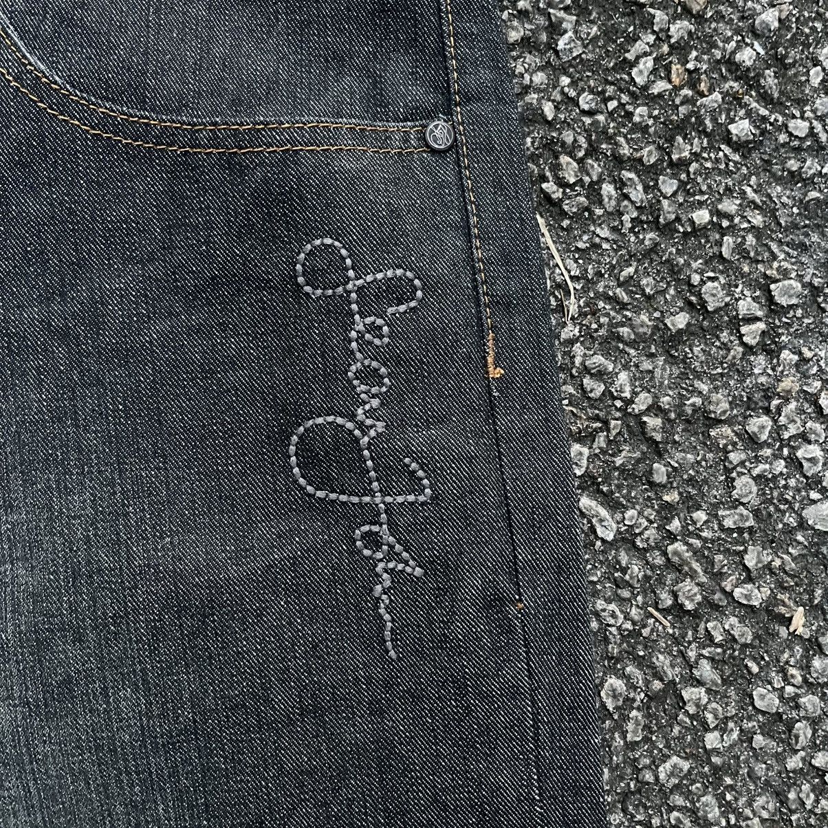 Sean John Y2K Vintage Sean John Embroidery Jeans Faded Black Denim Size US 40 / EU 56 - 4 Thumbnail