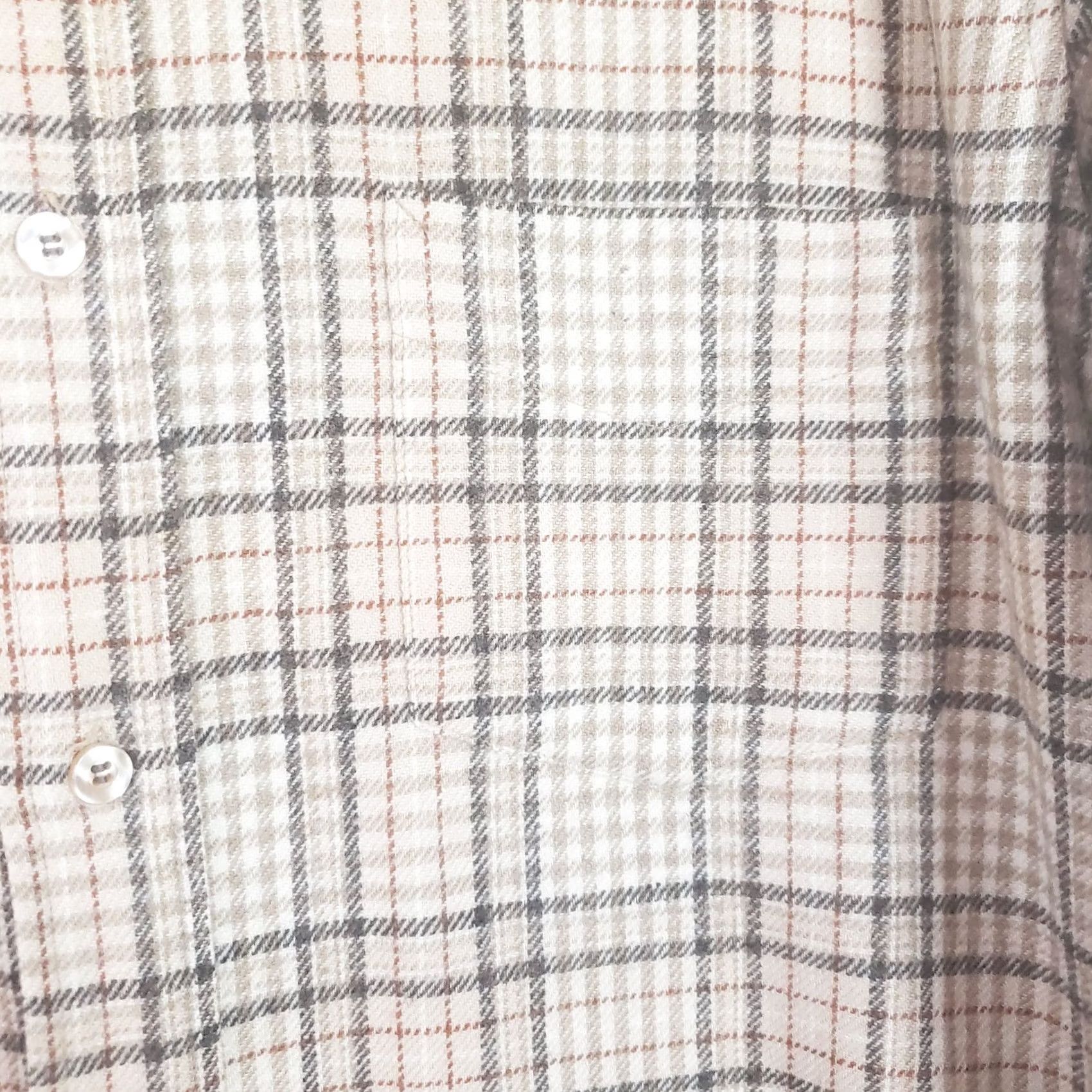 Pendleton Pendleton Shirt LS Men M Tan Brown Plaid Wool Button-Down Vintage Casual Size US M / EU 48-50 / 2 - 5 Thumbnail