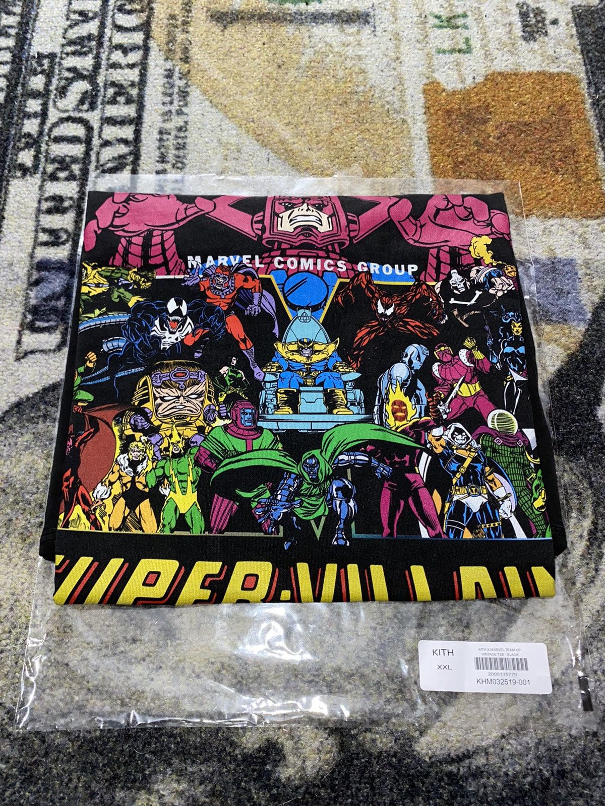 Kith × Marvel Comics × Vintage Kith x Marvel Team Up Vintage Tee 