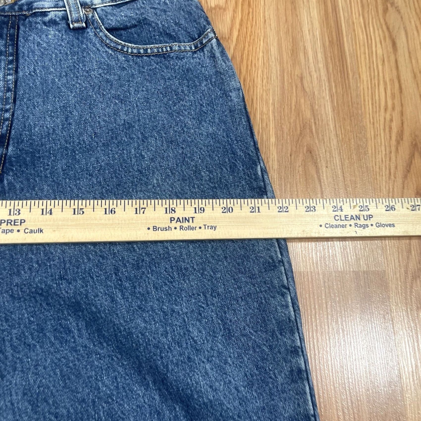 Ann Taylor Ann Taylor Jeans Womens 14 Slim High Rise Skinny Blue Denim Pants Cotton Size 36" / US 14 / IT 50 - 6 Thumbnail