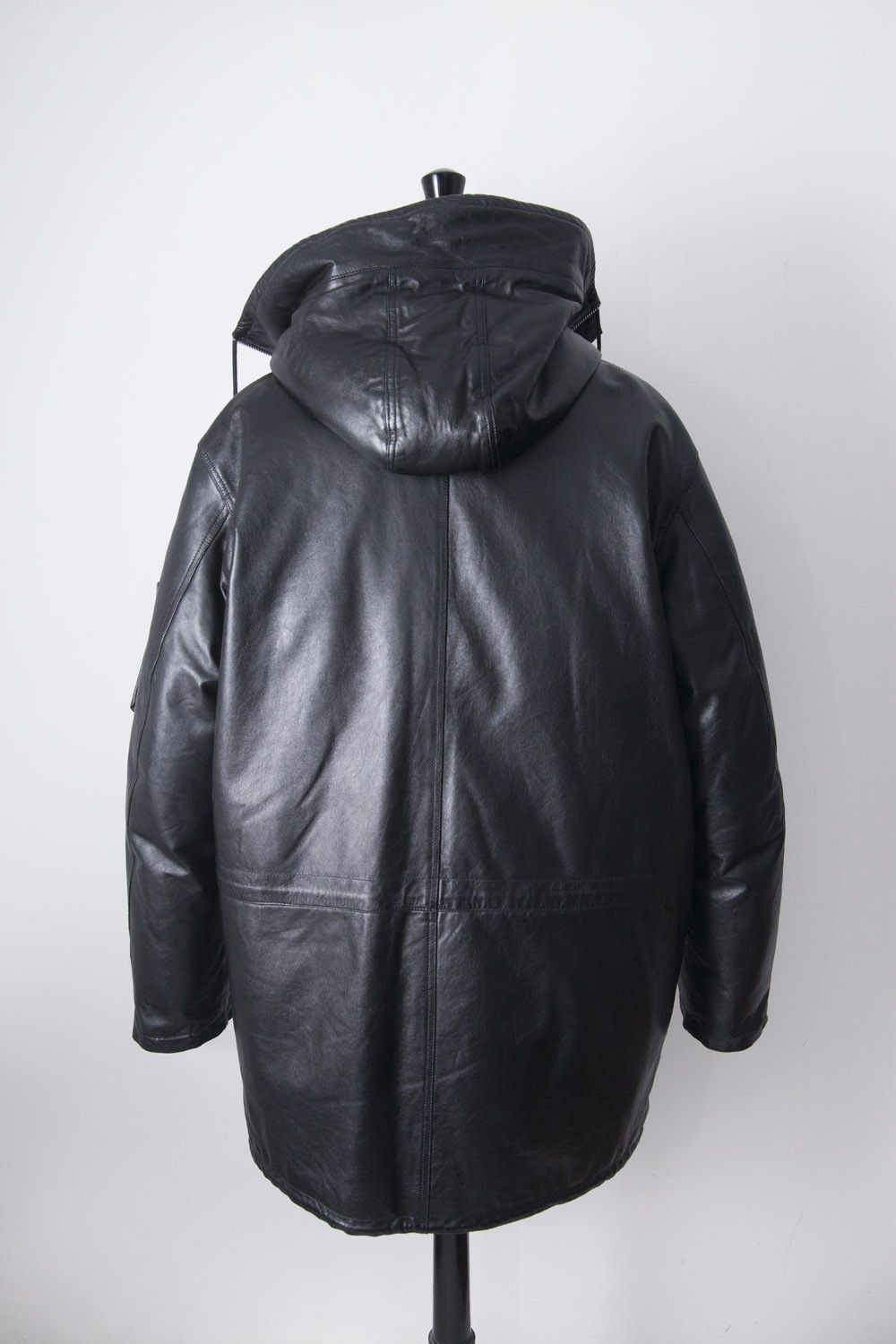 Helmut Lang AW98 leather puffer N-3B parka Size US M / EU 48-50 / 2 - 8 Thumbnail