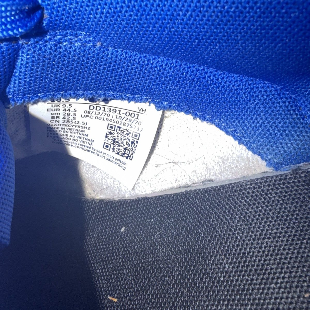 Nike Nike Dunk Low Hyper Cobalt Size US 10.5 / EU 43-44 - 6 Thumbnail