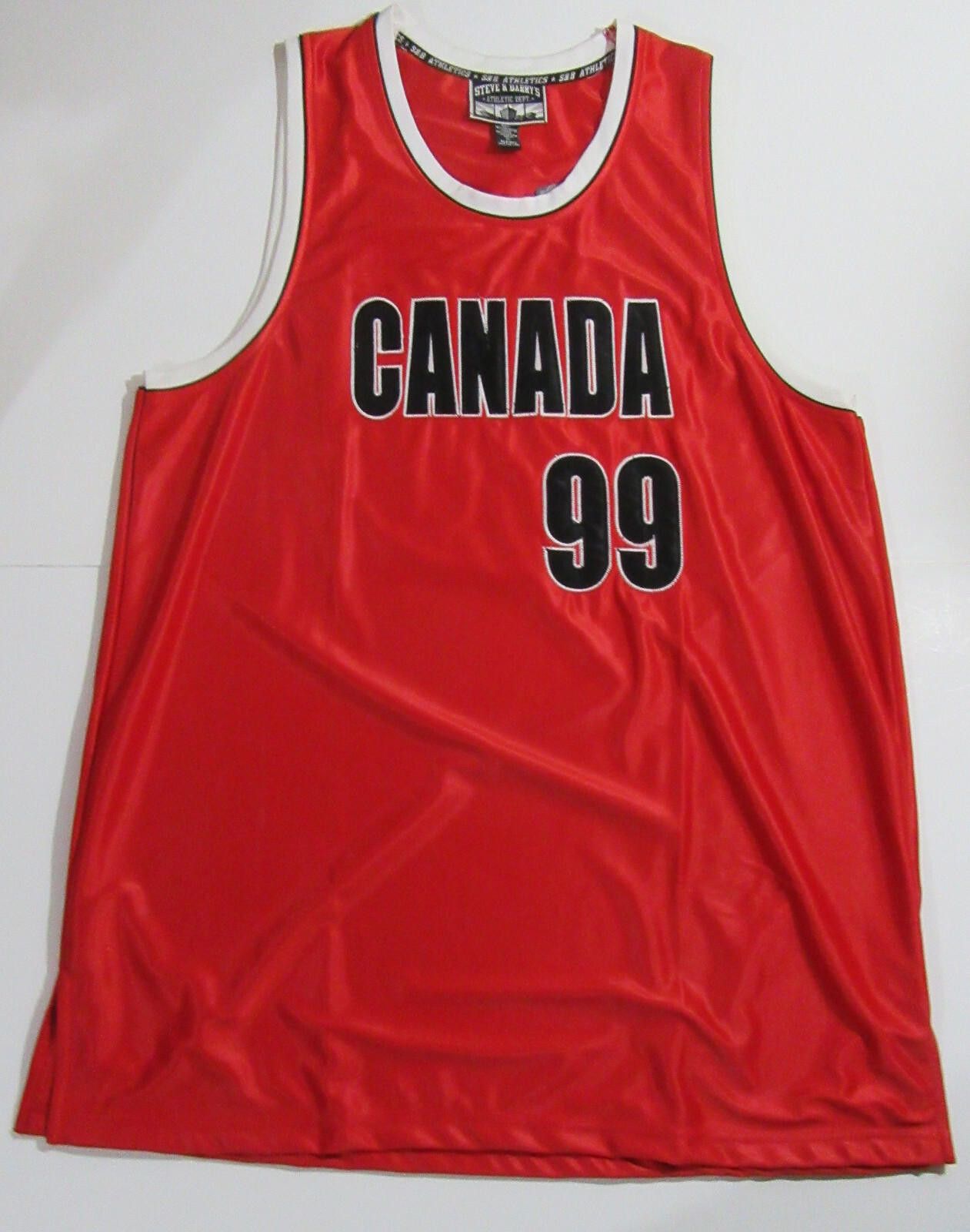 Steve And Barrys Steve & Barry's Mens Canada Basketball Jersey Heavyweight XL Size US XL / EU 56 / 4 - 1 Thumbnail
