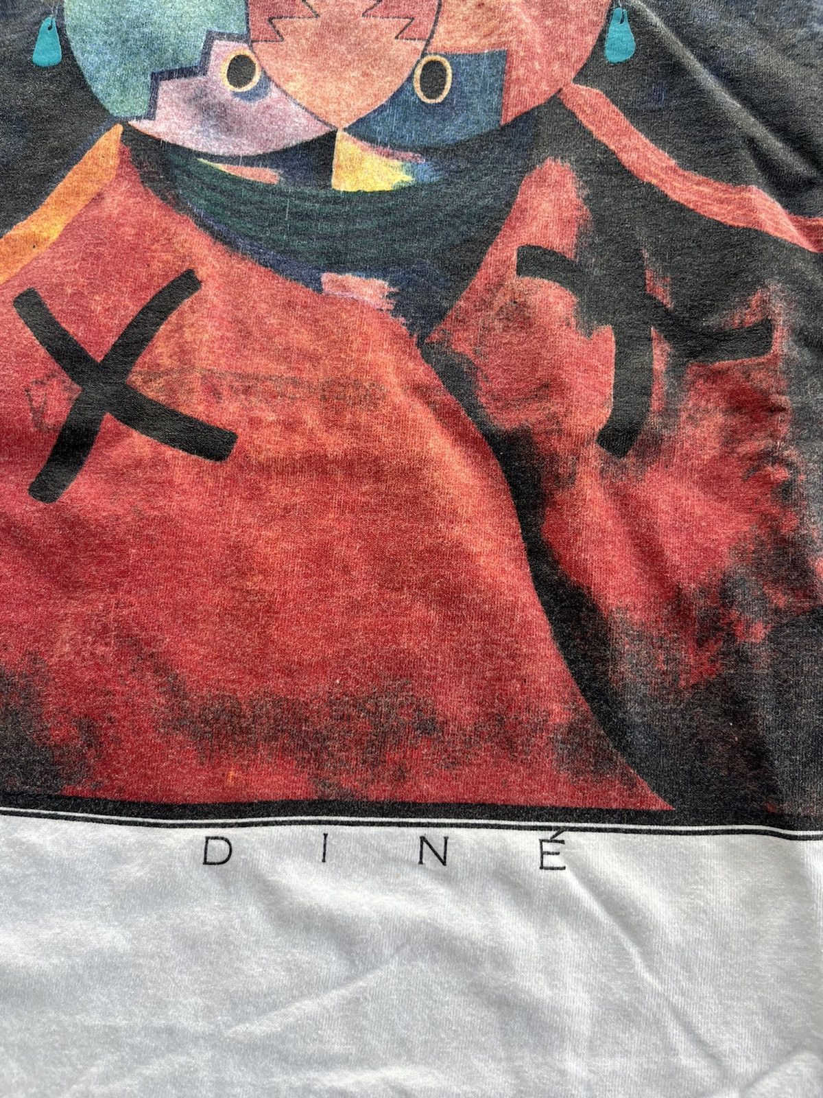 Vintage Vintage DINE NAVAJO TEA 1992’s Plablo Picasso Art Tshirt Size US XXL / EU 58 / 5 - 8 Thumbnail