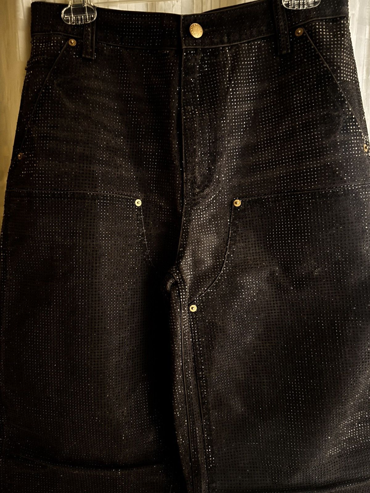 Alexander Wang Alexander Wang Beaded Carpenter Jeans Saloon Bar NWT $1695 Size 26" / US 2 / IT 38 - 10 Thumbnail