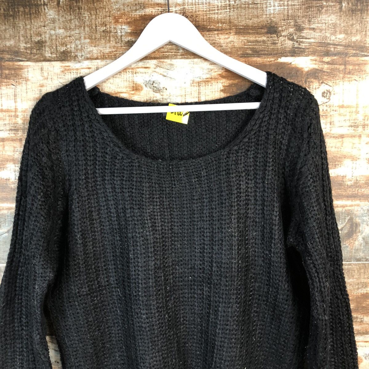 Homespun Knitwear × Japanese Brand Spica Black Knitwear #A2210 Size M / US 6-8 / IT 42-44 - 5 Thumbnail