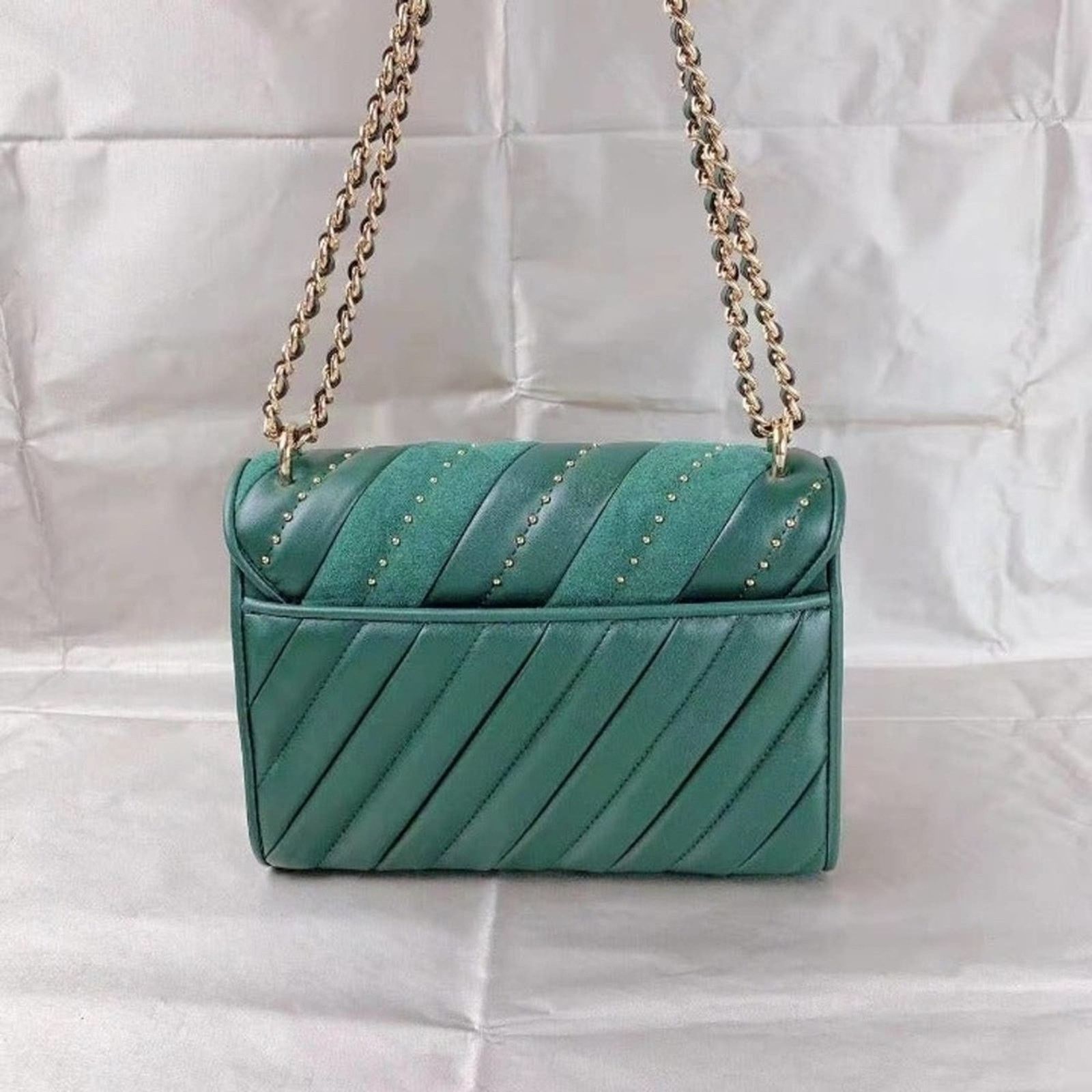 Michael Kors Michael Kors 35F1GXOL2U Medium Flap Shoulder In Racing Green Size ONE SIZE - 3 Thumbnail