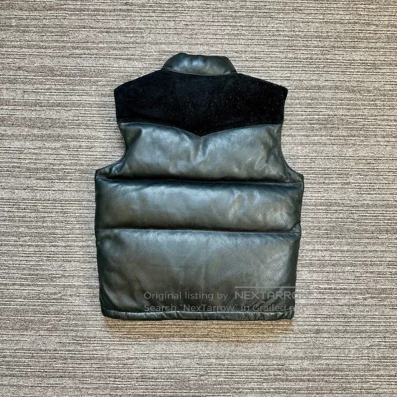 The Real McCoy's The Real McCoys Full deerskin down vest Size US XXS / EU 40 - 2 Thumbnail