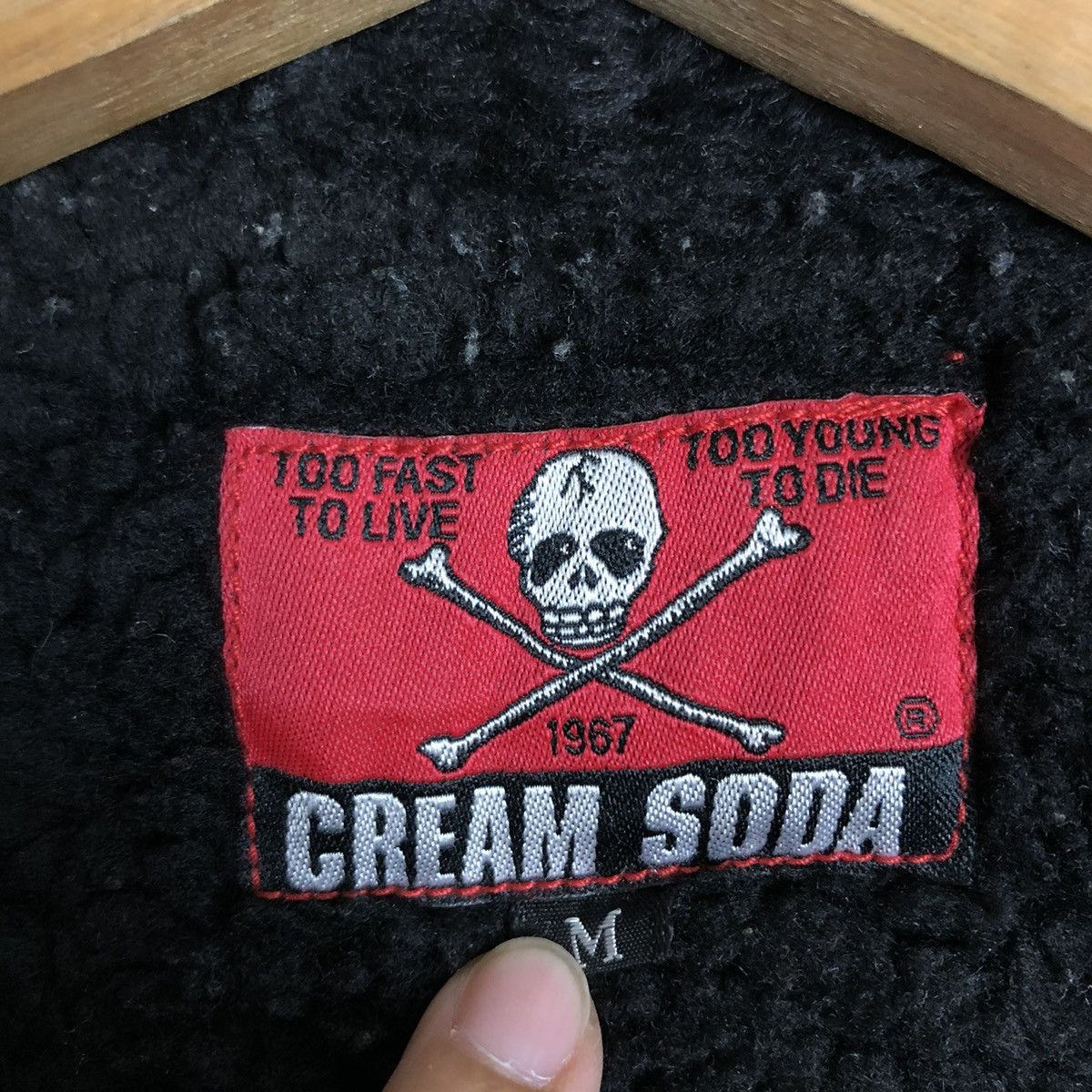 Japanese Brand 💥Punk Design Bondage Cream Soda Racer Jacket Big Logo Size US M / EU 48-50 / 2 - 11 Thumbnail