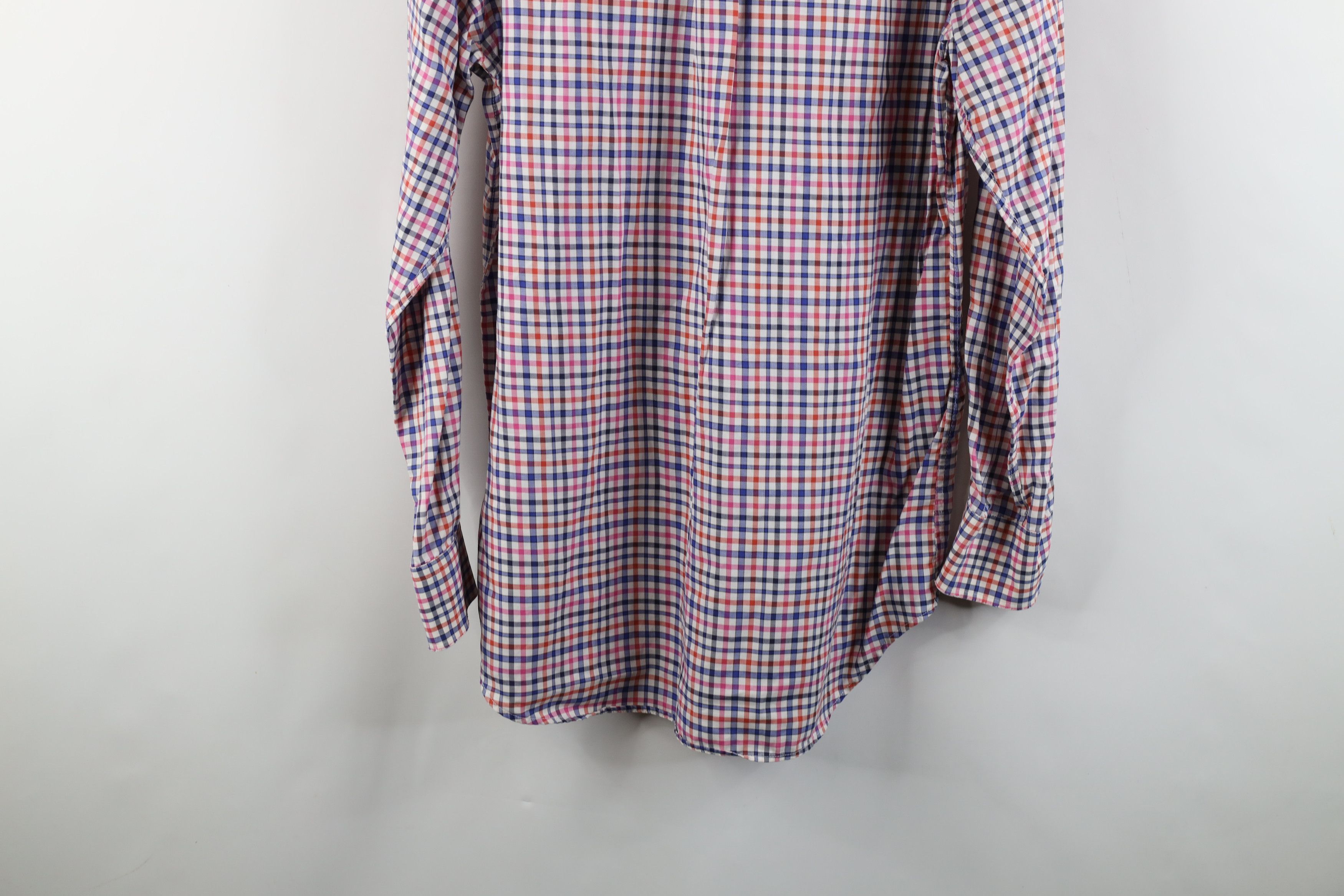 Peter Millar × Vintage Peter Millar Collared Button Down Shirt Rainbow Plaid Size US M / EU 48-50 / 2 - 14 Thumbnail