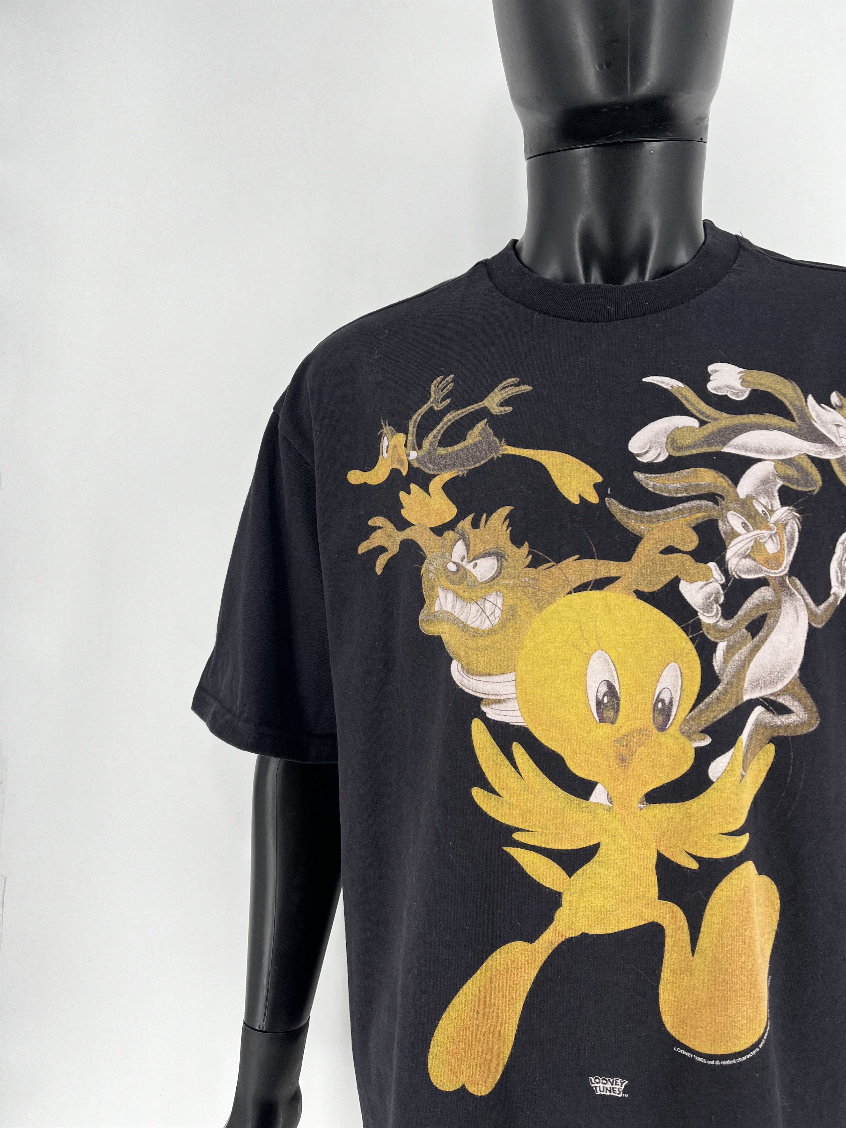 Disney × LFDY Men's Black Looney Tunes LFDY T-Shirt Size M Size US M / EU 48-50 / 2 - 6 Thumbnail