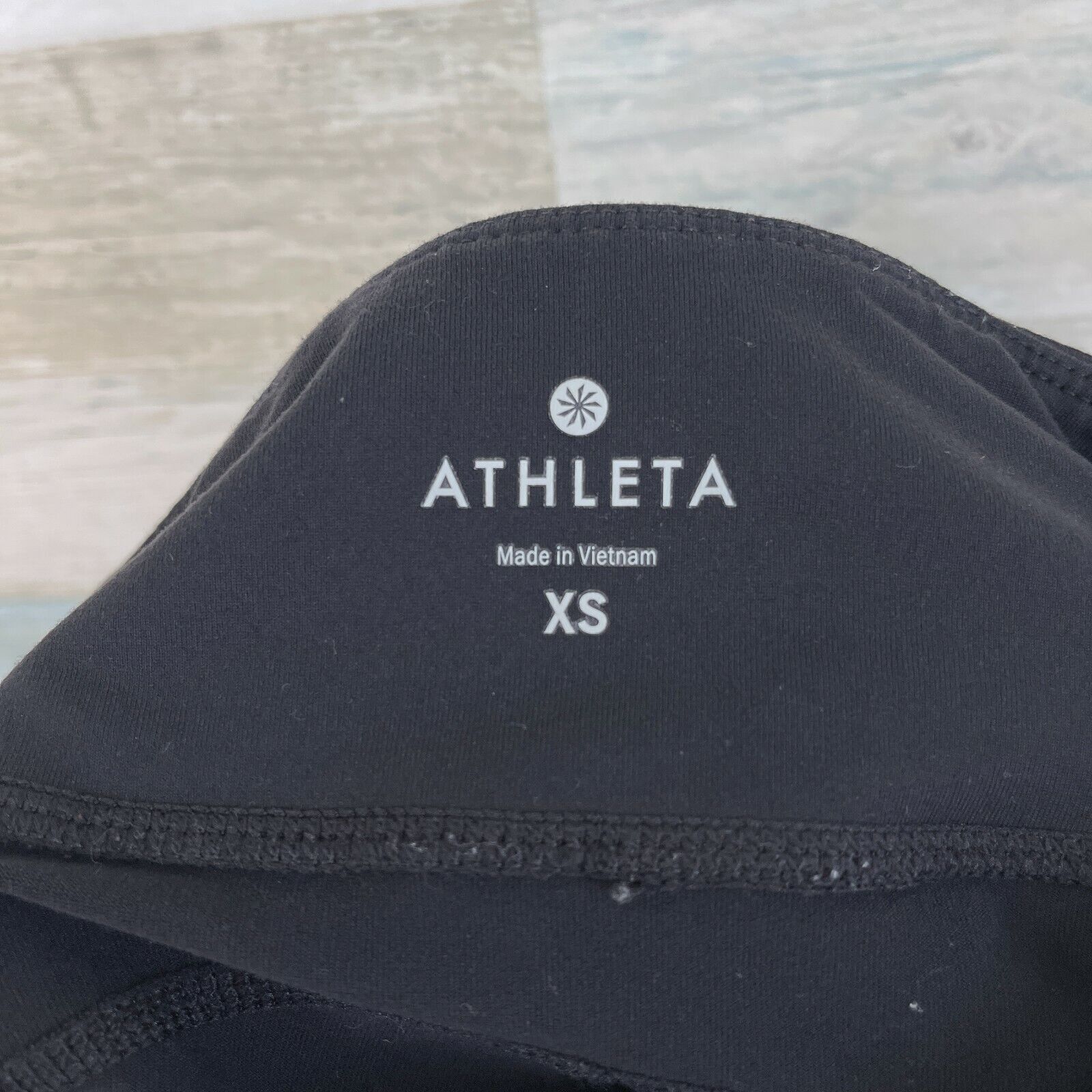 Other Athleta Power Lace Calf Capri Yoga Leggings Black Womens XS Size 23" - 6 Thumbnail
