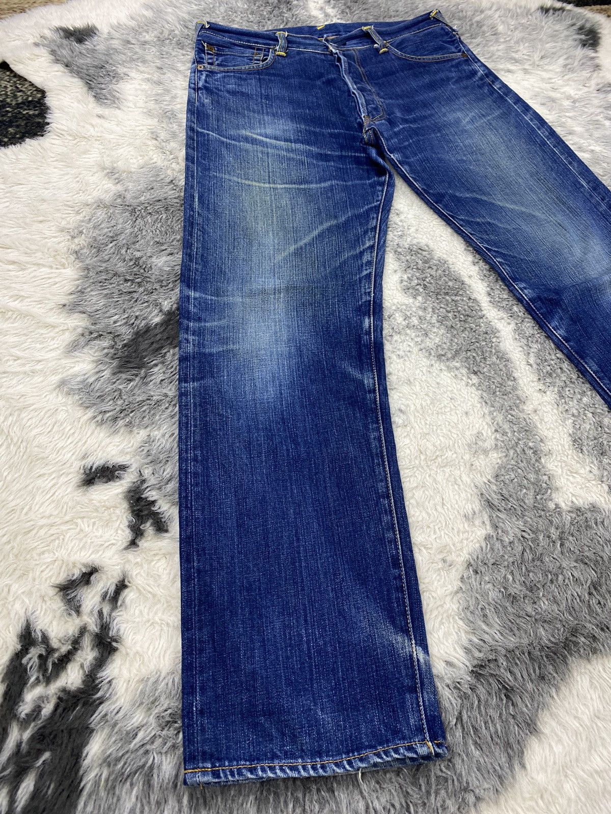 Evisu EVISU No.3 by Yamane Leather Patch Iconic Seagull Denim Size US 34 / EU 50 - 8 Thumbnail