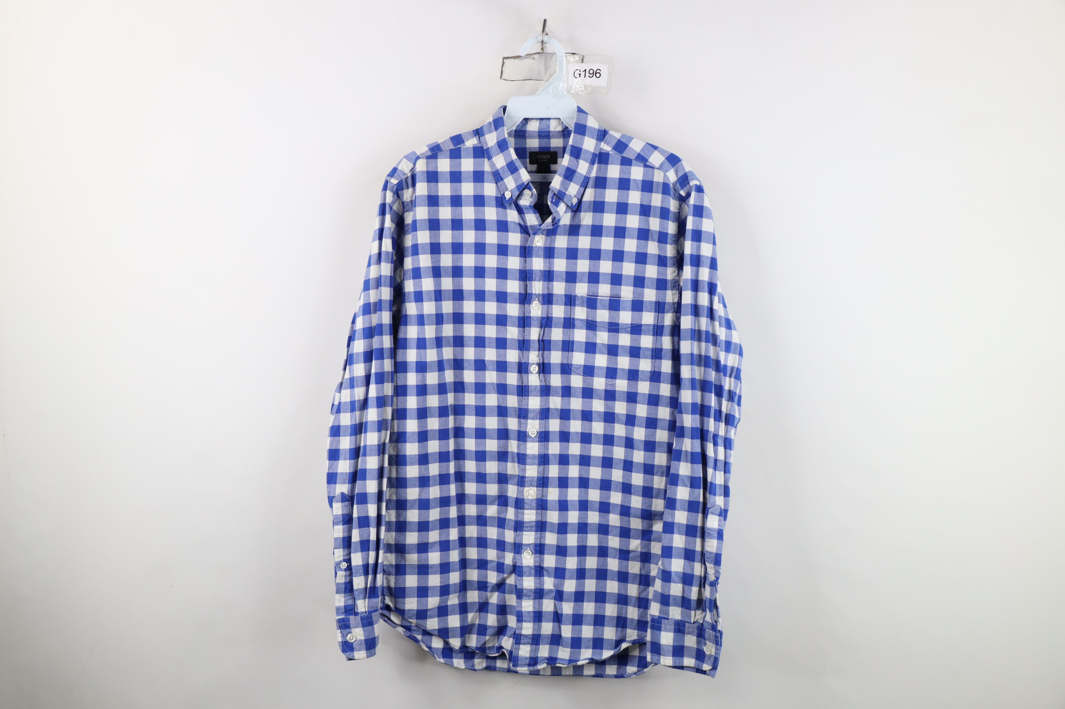 J.Crew J Crew Oxford Collared Button Down Shirt Gingham Plaid Size US S / EU 44-46 / 1 - 1 Thumbnail