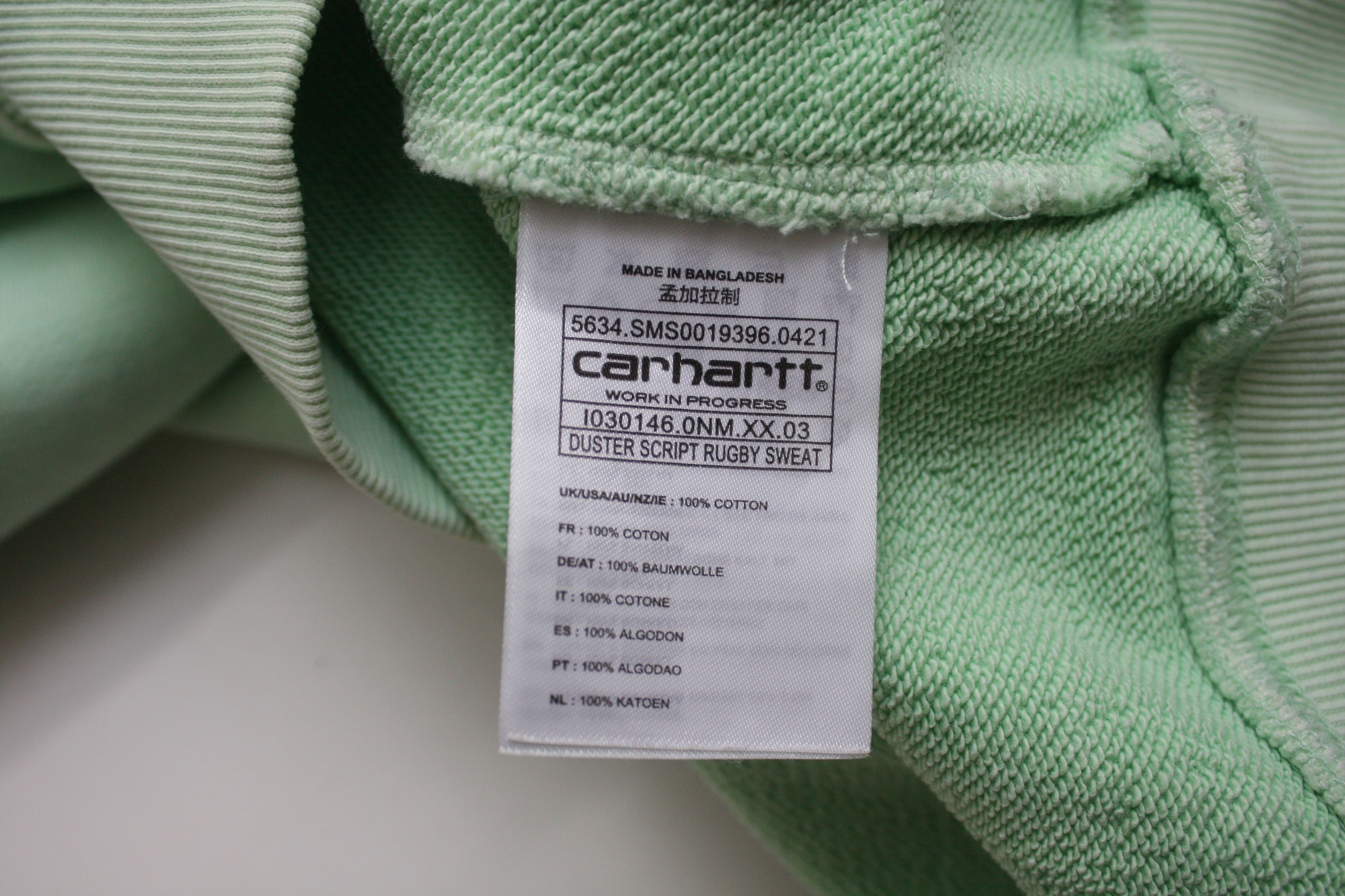 Carhartt Wip Carhartt WIP DUSTER SCRIPT RUGBY SWEAT Men's Medium Size US M / EU 48-50 / 2 - 7 Thumbnail