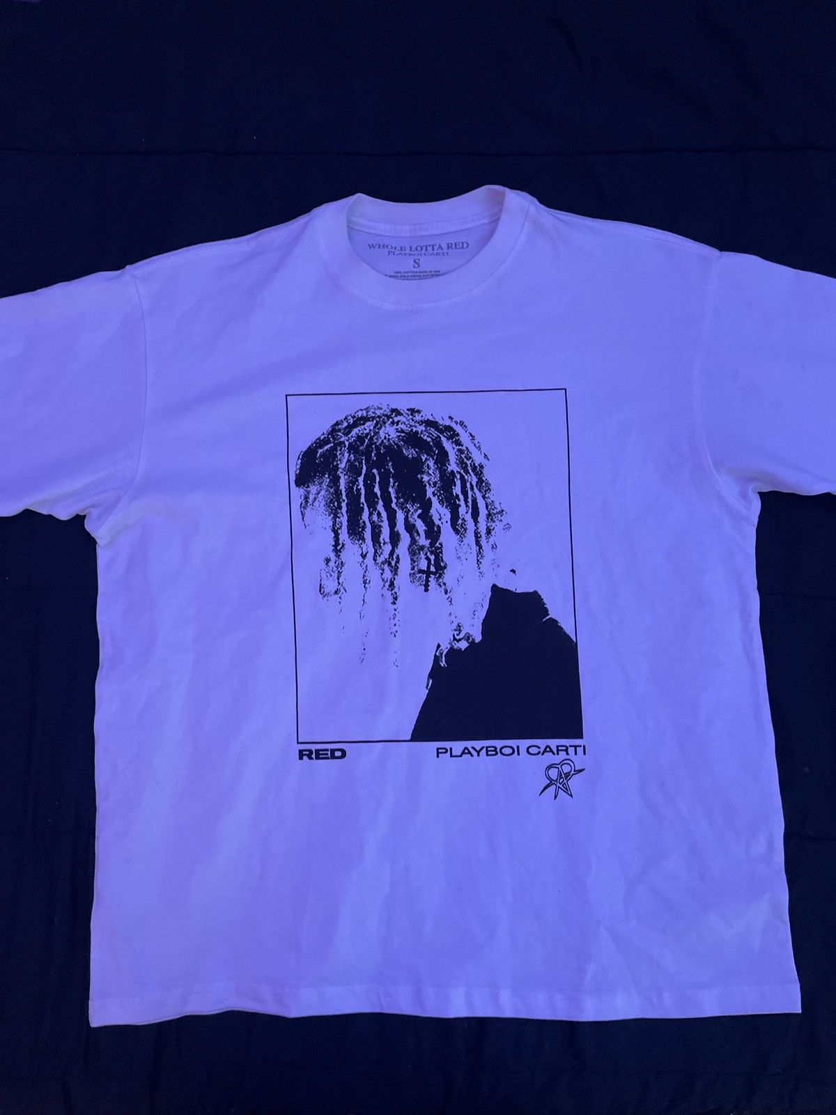 image of Ken Carson x Playboi Carti “Ecstasy Of The Vampires” Playboi Carti Merch in White (Size Small)