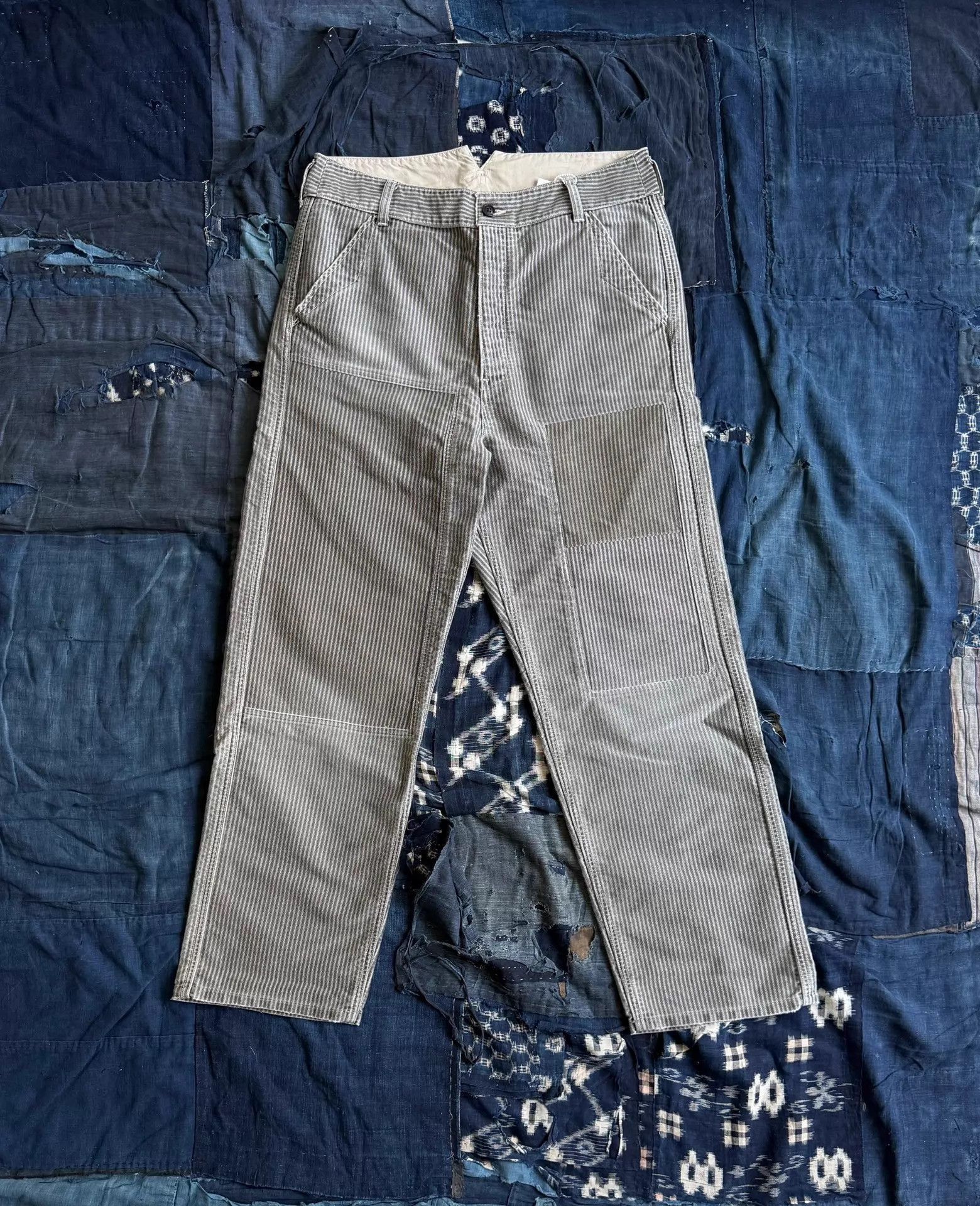 Visvim Striped Casual Pants Multi Size 34 Size US 34 / EU 50 - 1 Thumbnail