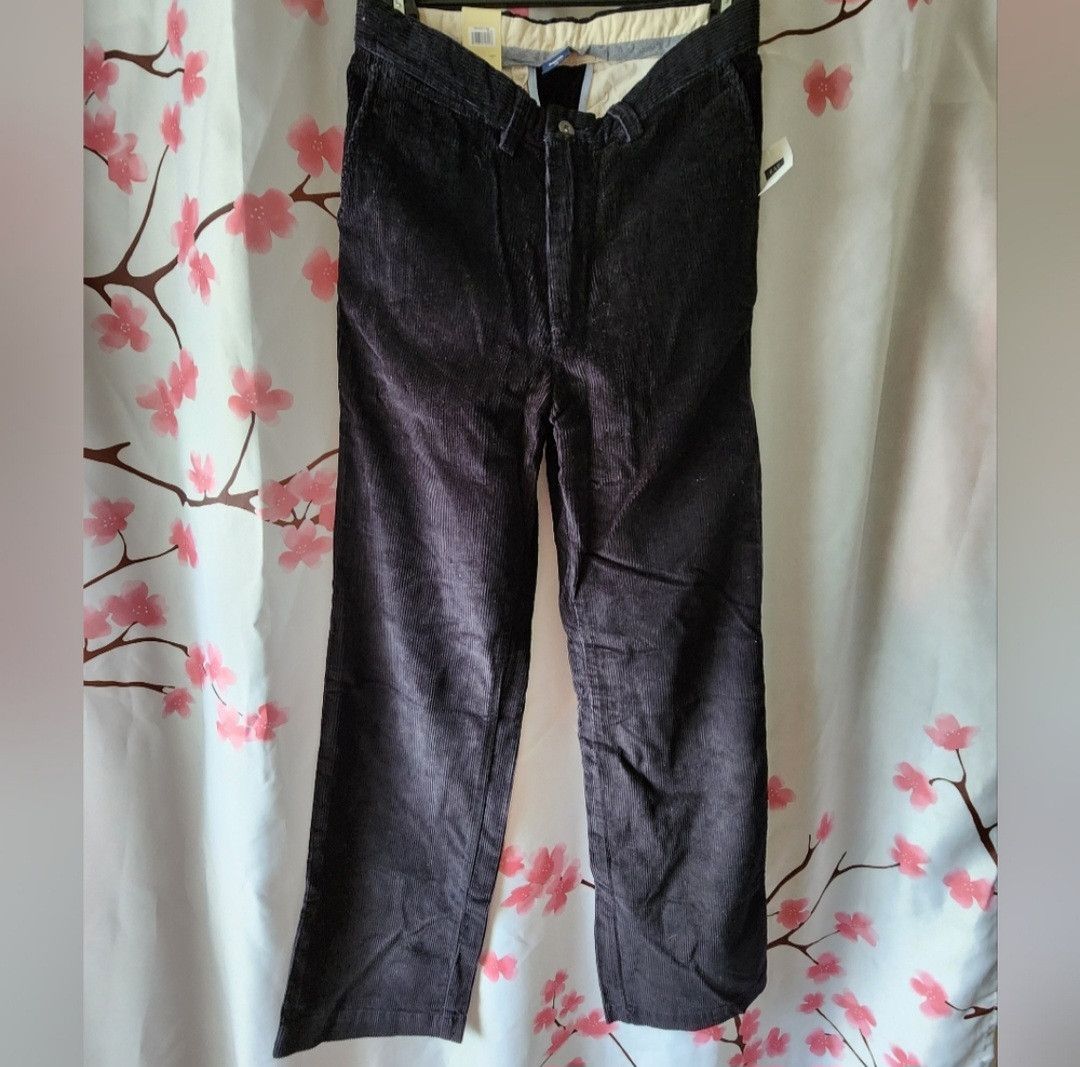 Gap NWT GAP Boy's Carpenter Black Corduroy Pants Size 16 Regular Size US 26 / EU 42 - 1 Thumbnail
