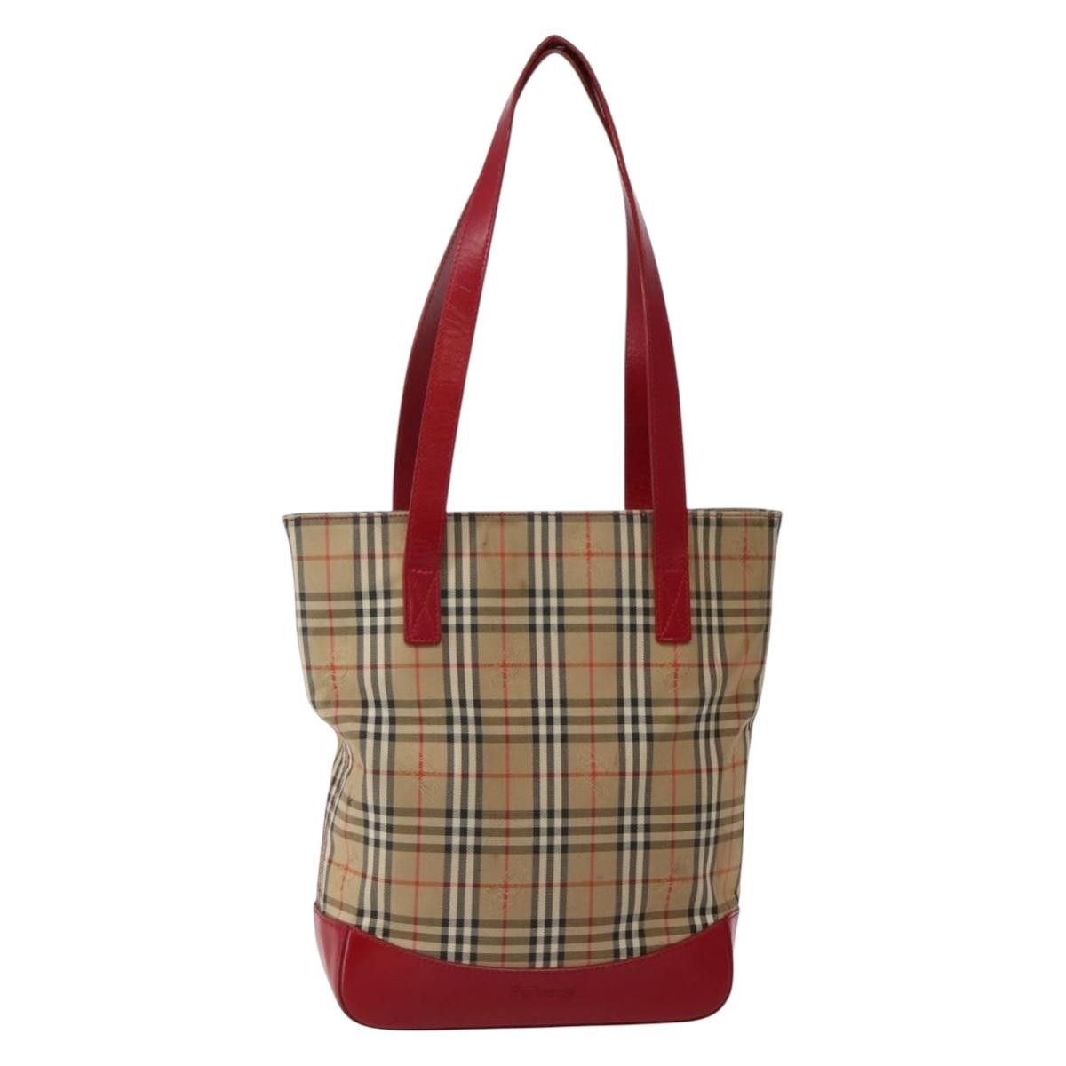 Burberry Burberry Nova Check Tote canvas check pattern Size ONE SIZE - 1 Thumbnail