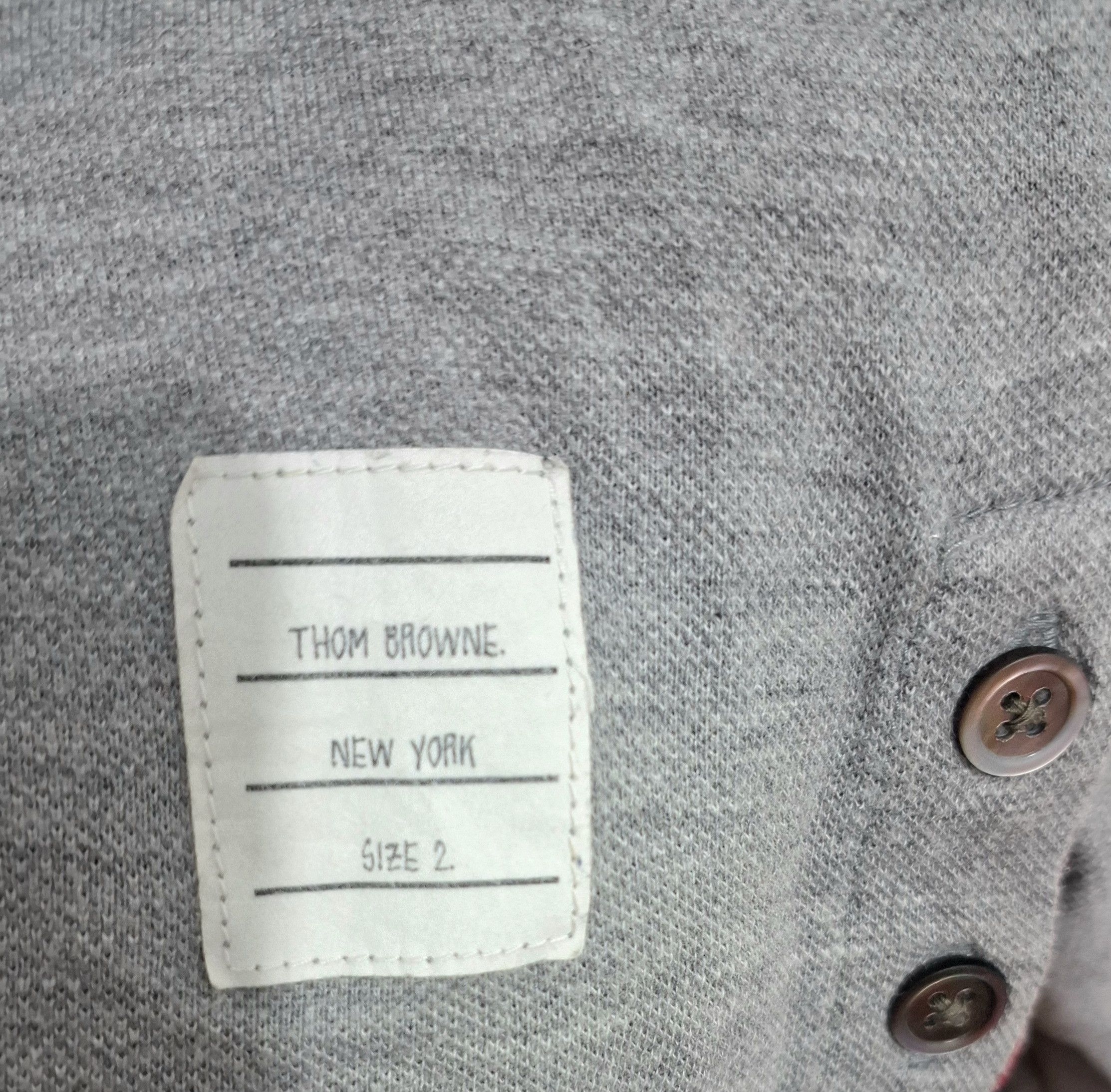 Thom Browne Thom Browne Pique Pocket polo shirt MJP022A-01455055 Size US M / EU 48-50 / 2 - 7 Thumbnail