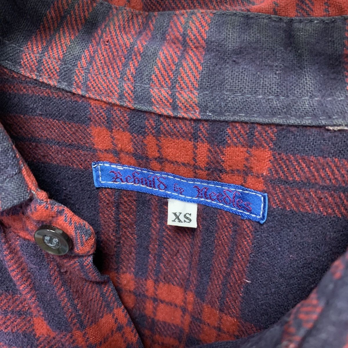 Needles Needles Rebuild Oversized 7 Cut Flannel Shirt Size US XS / EU 42 / 0 - 6 Thumbnail