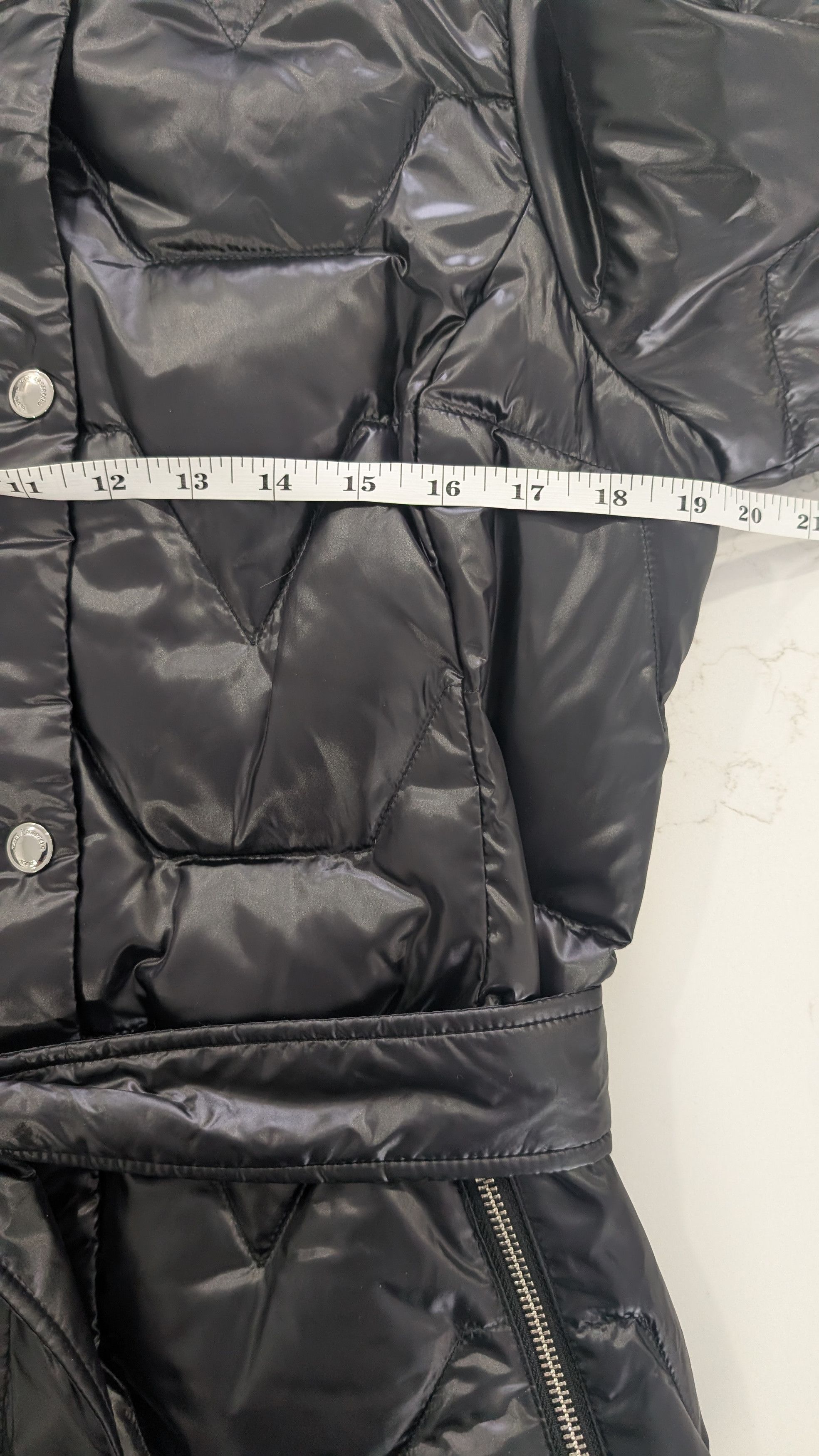 Karl Lagerfeld Karl Lagerfeld Paris Zig Zag Puffer Jacket Small Size S / US 4 / IT 40 - 7 Thumbnail