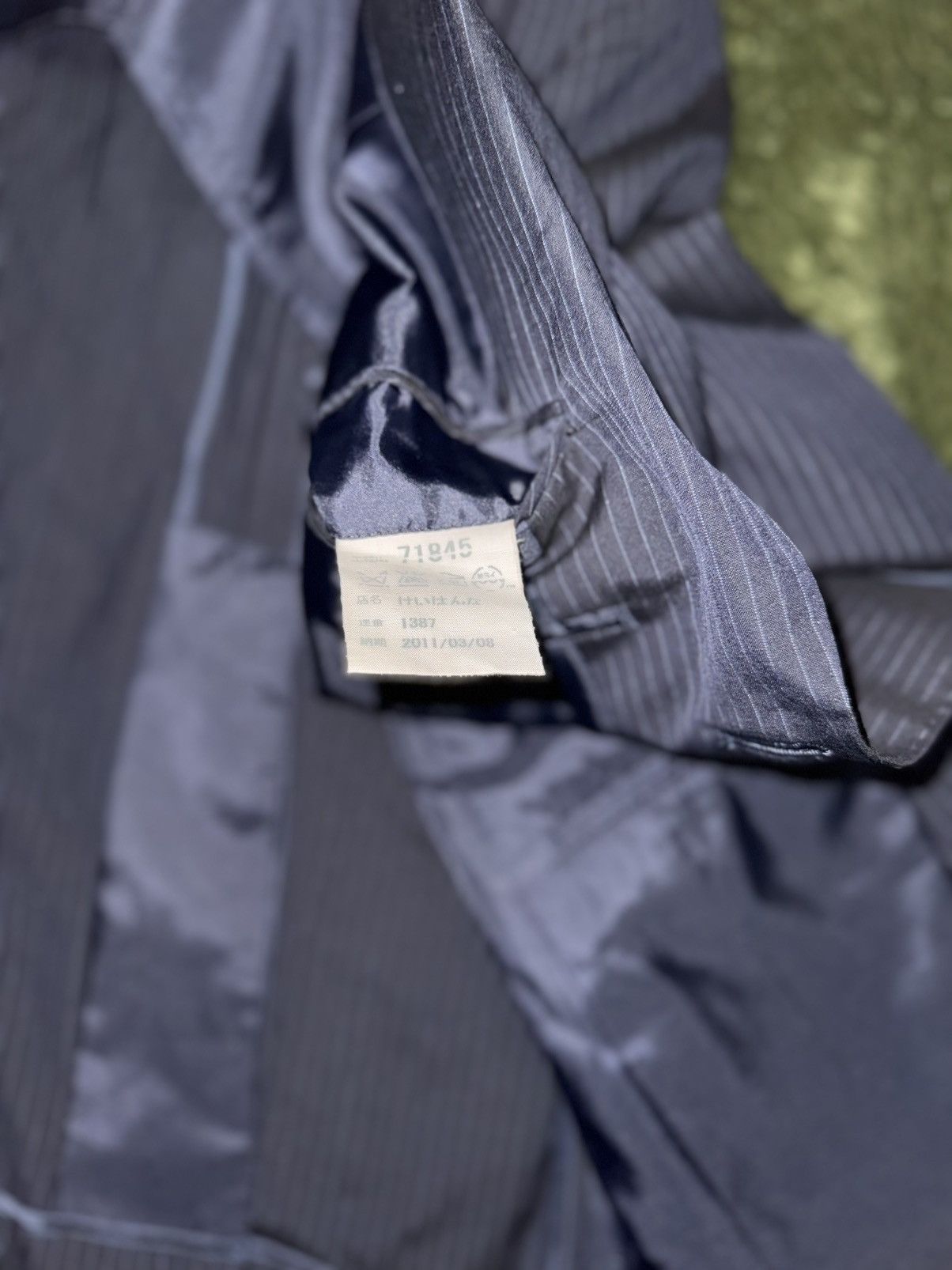 Ermenegildo Zegna Ermenegildo Zegna Japanese Tailor-Made Stripe Blazer Size 42R - 6 Thumbnail