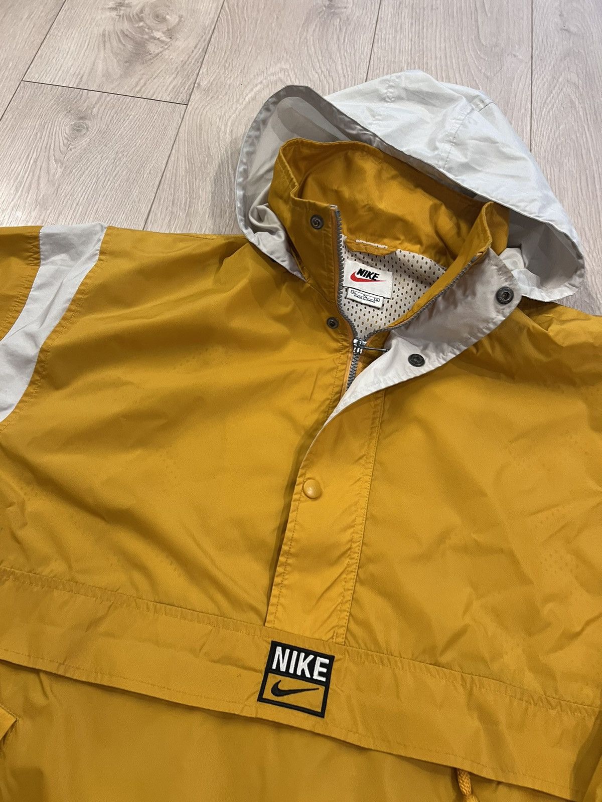 Nike × Vintage Vintage 90s Nike Pullover Anorak Windbreaker Jacket Size US XL / EU 56 / 4 - 3 Thumbnail