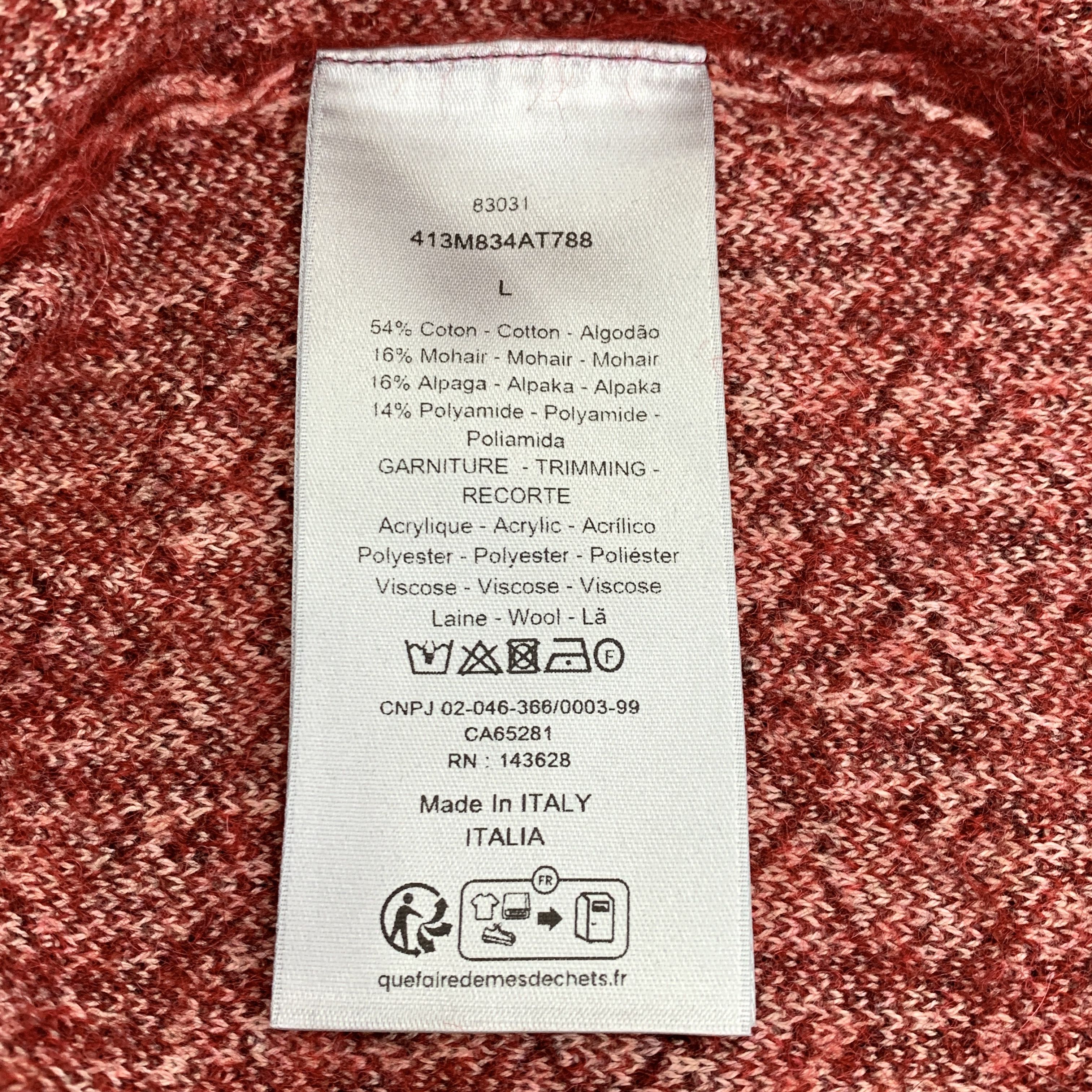 Dior Dior Red Dragon Cotton Knit Long Sleeve Polo Shirt (Size L) Size L / US 10 / IT 46 - 4 Thumbnail