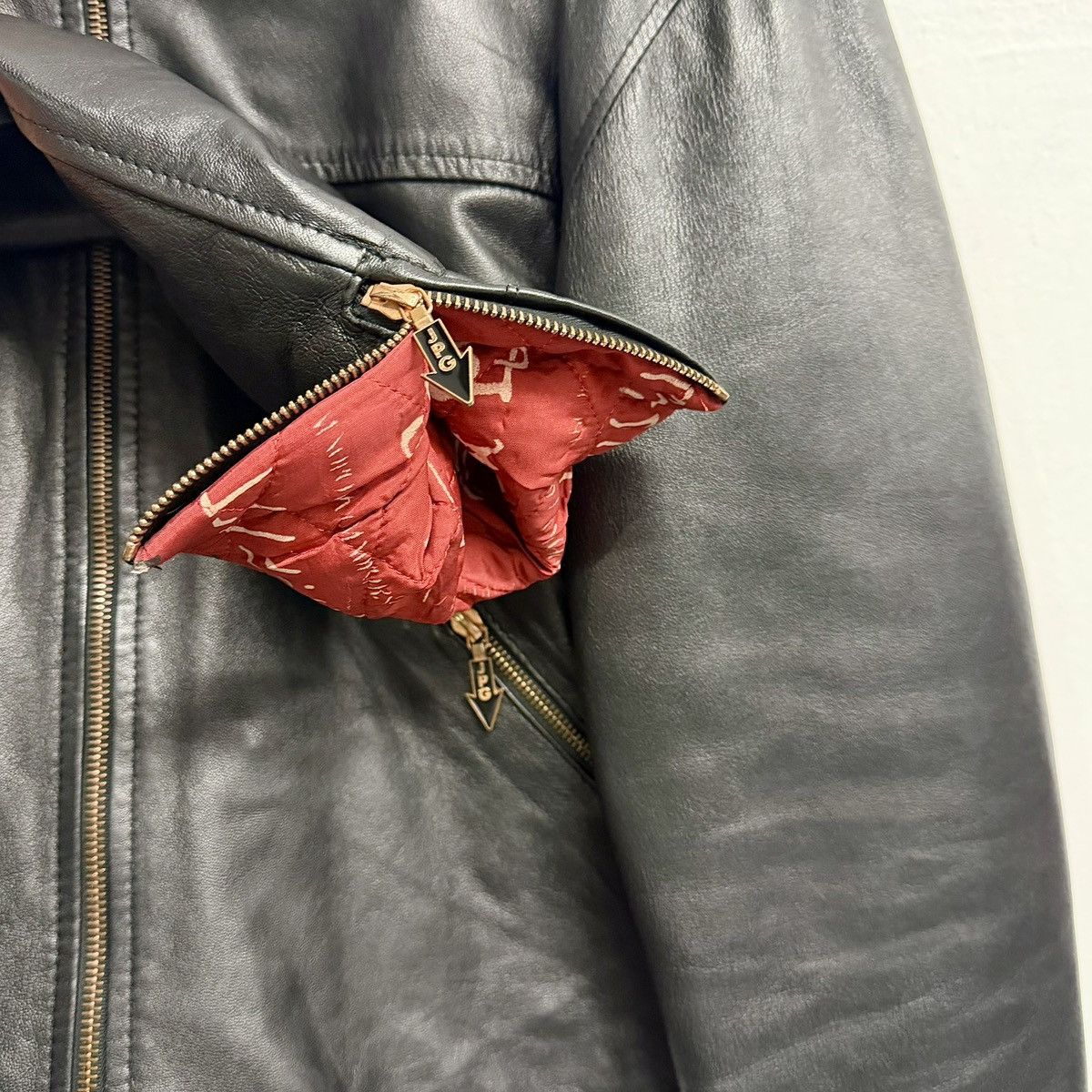 Jean Paul Gaultier JEAN PAUL GAULTIER JPG F/W 1995 Virus Leather Jacket Size US S / EU 44-46 / 1 - 11 Thumbnail