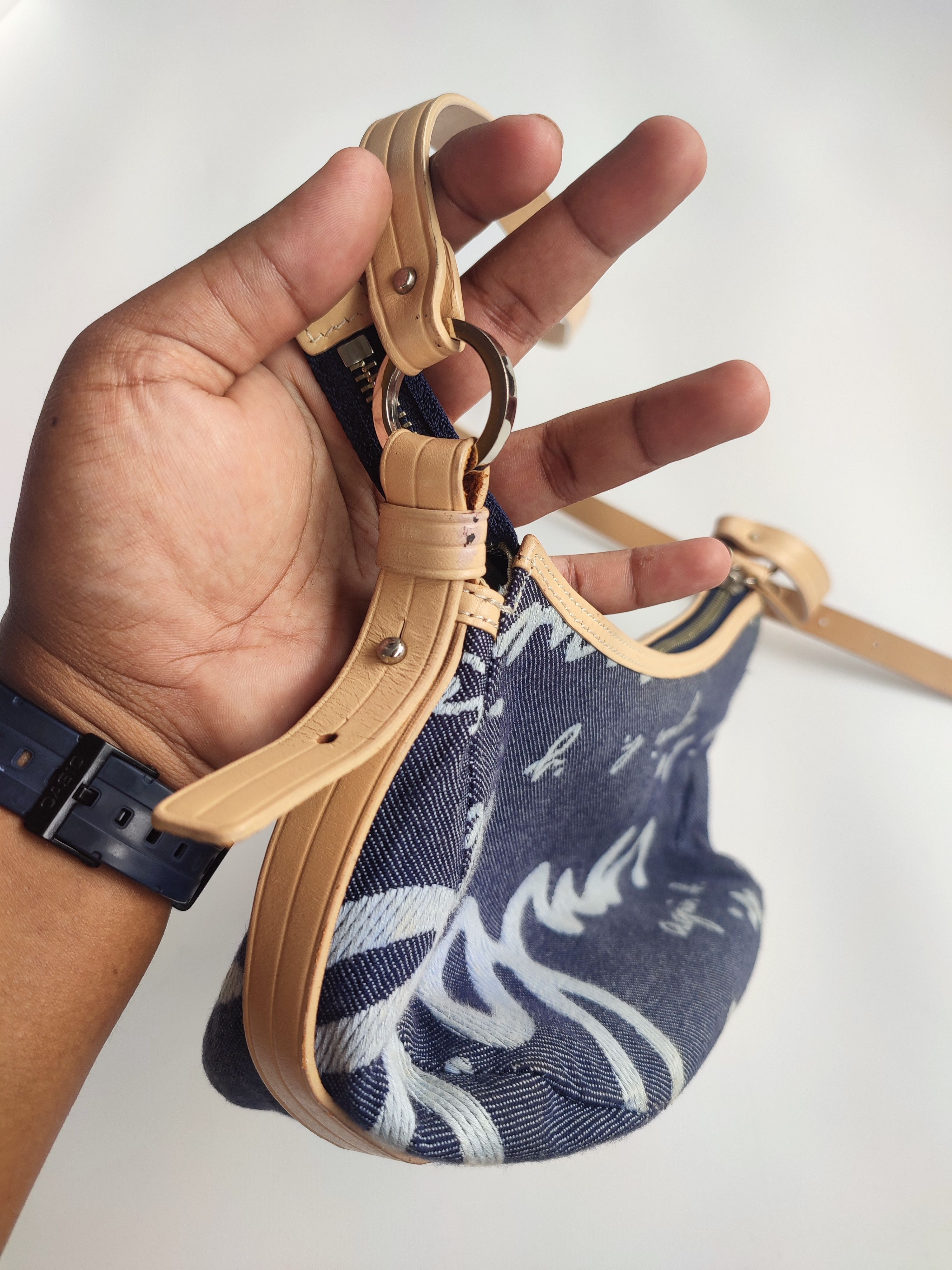 agnes b. AGNES B DENIM CROSSBODY BAG Size ONE SIZE - 5 Thumbnail