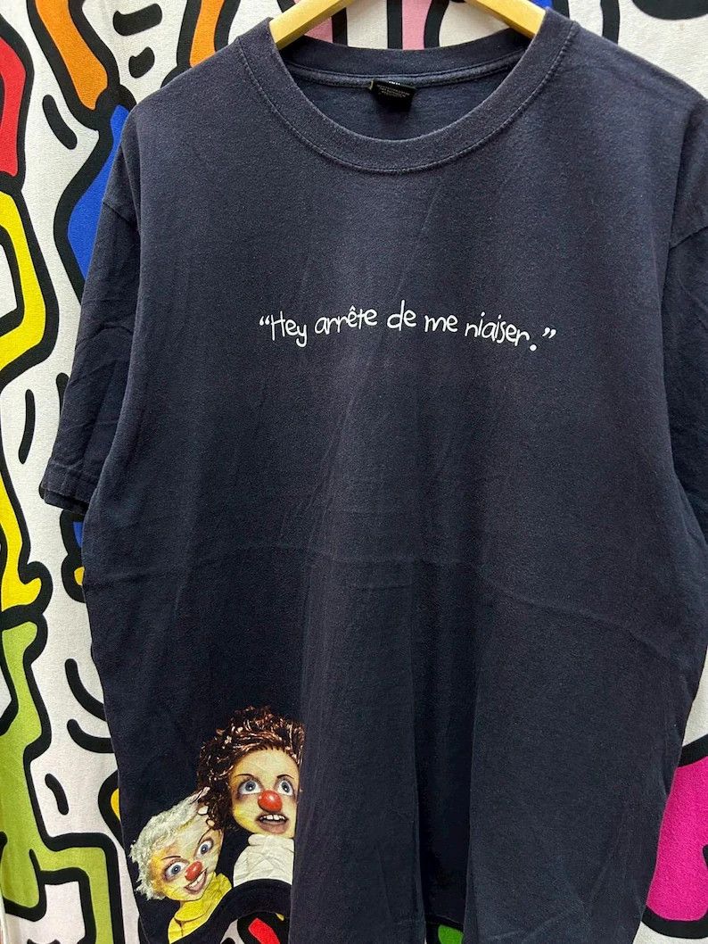 Vintage Vintage 2000s Tete a Claques TV tshirt size M-L Size US L / EU 52-54 / 3 - 1 Thumbnail