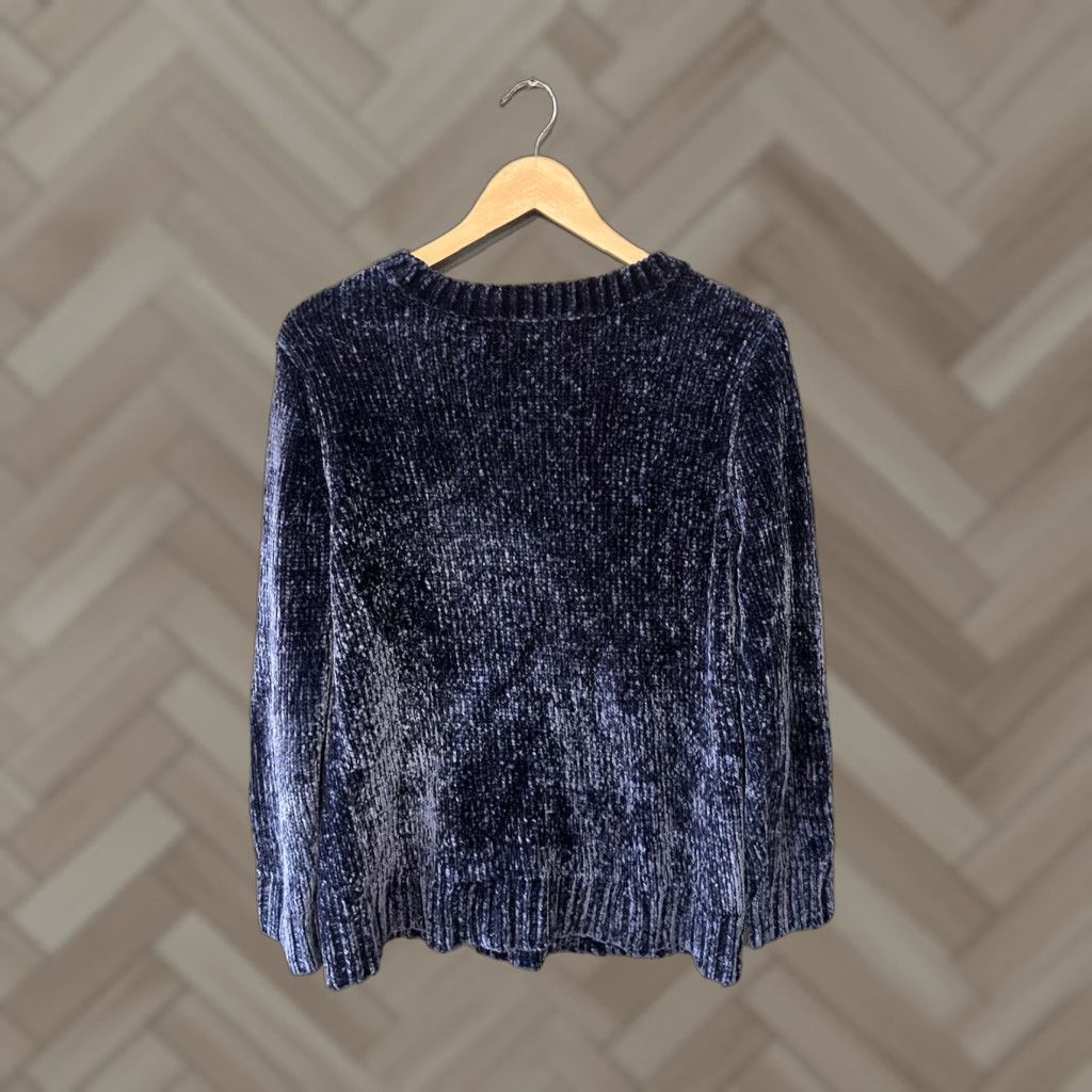 Orvis Orvis Womens Velour Sweatshirt Blue Long Sleeve Pullover Crew Neck Size Small Size S / US 4 / IT 40 - 1 Thumbnail
