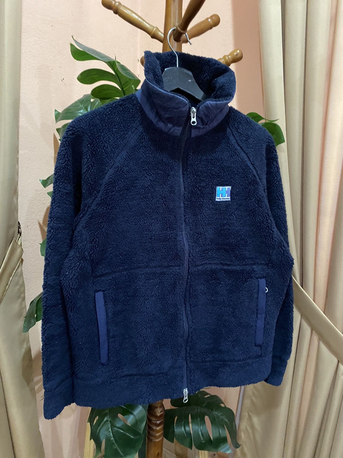 Helly Hansen Helly Hansen Navy Fleece Jacket | Deep Pile Fleece Size L / US 10 / IT 46 - 3 Thumbnail