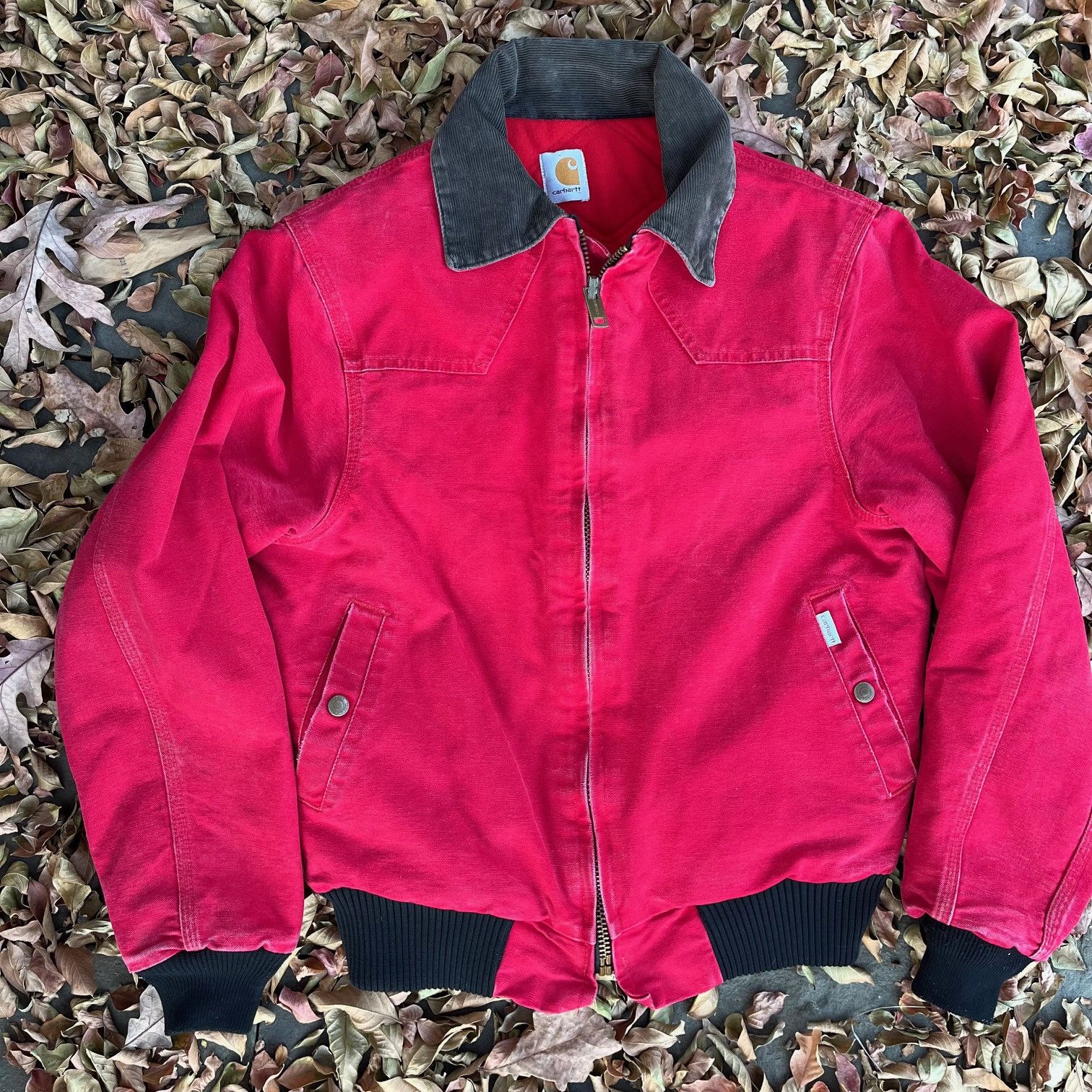 Carhartt Vintage Carhartt Santa Fe Western S Jacket, Red, JQ 160