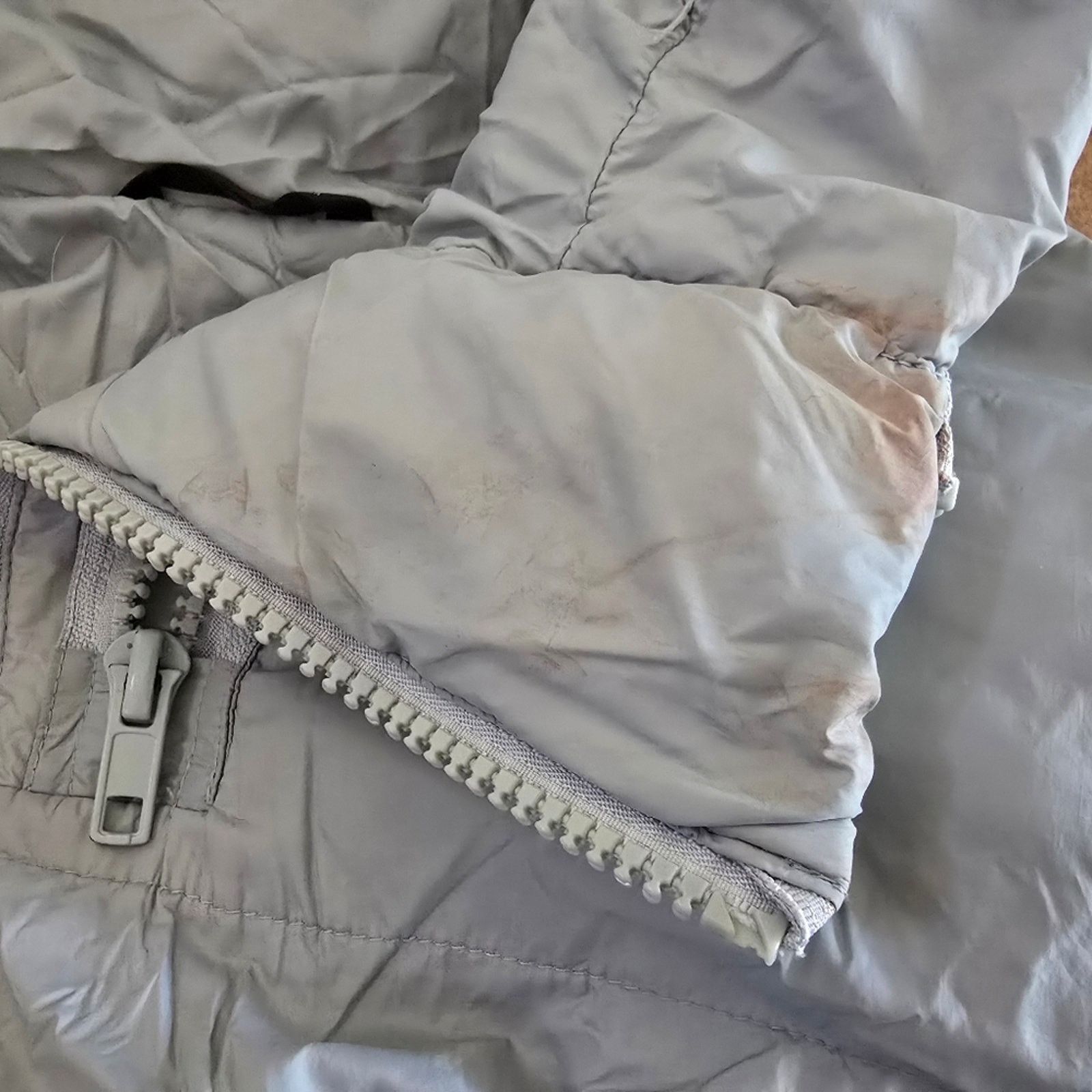 Shein Light Grey | SHEIN | Cinched Puffer Zip Up Size M / US 6-8 / IT 42-44 - 5 Thumbnail