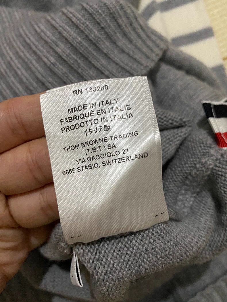 Thom Browne Thom Browne Knitted coat Size US XS / EU 42 / 0 - 5 Thumbnail