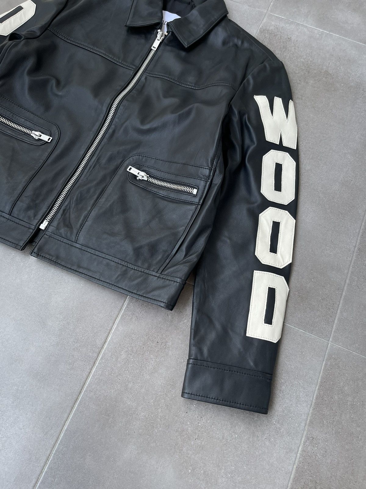 Deadwood !DS! AW23 Deadwood Gibbs Black Leather Jacket Size US M / EU 48-50 / 2 - 9 Thumbnail