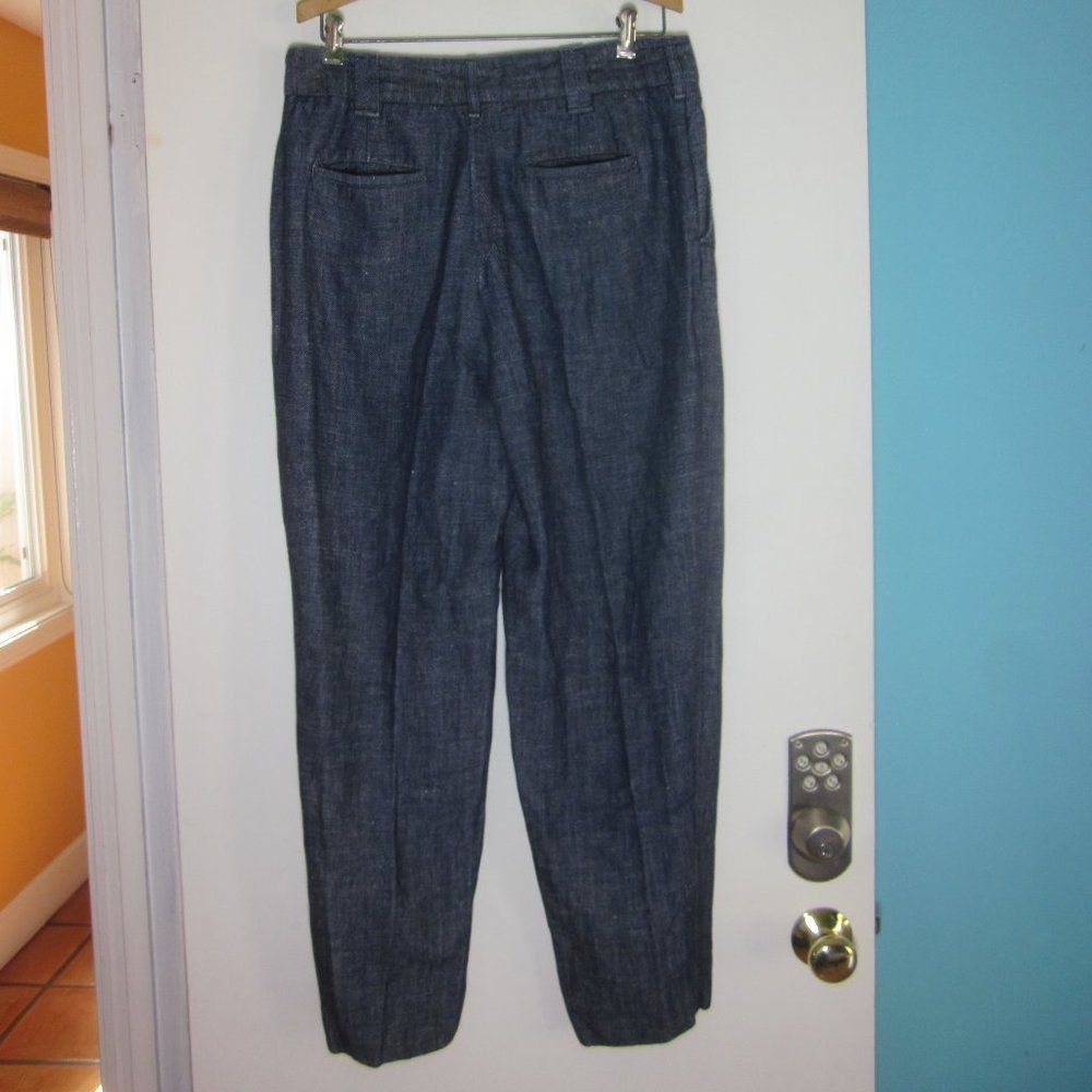 Rag & Bone Rag & Bone Womens Size 8 Claud Indigo Hemp & Cotton Trouser Size 28" / US 6 / IT 42 - 5 Thumbnail