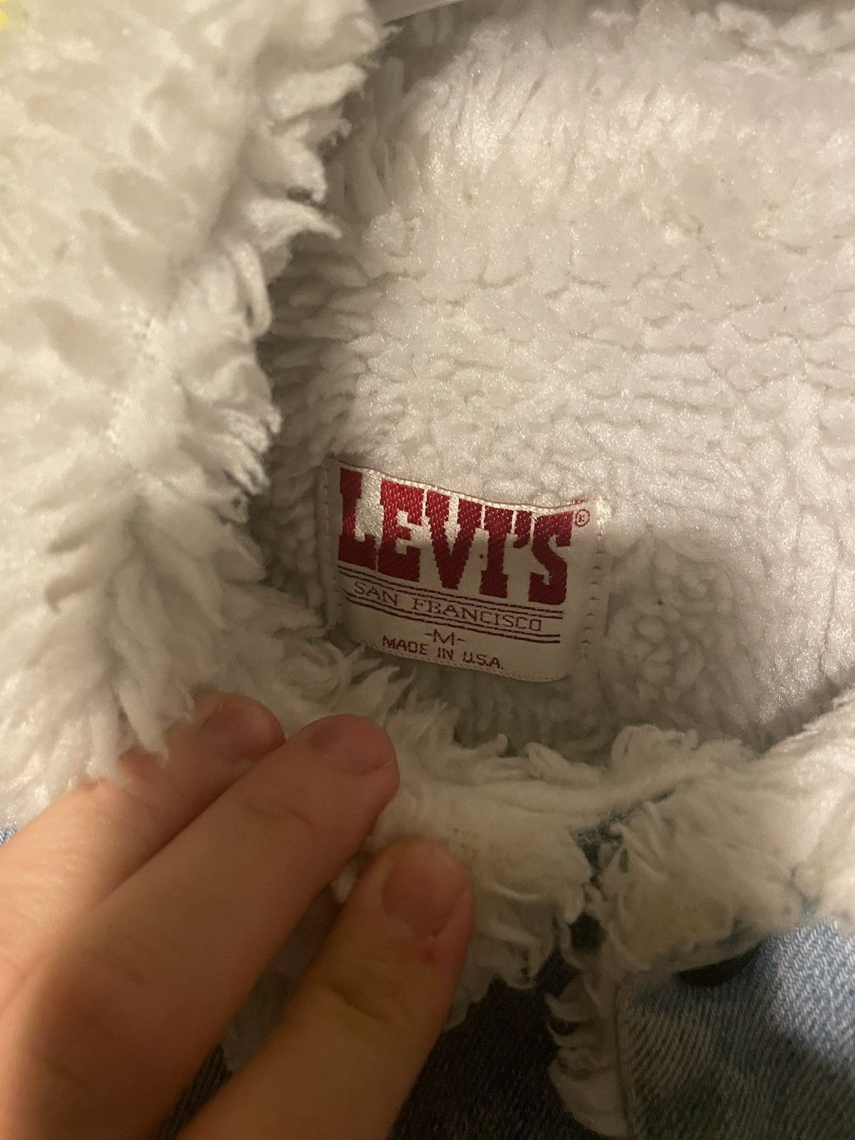 Levi's × Vintage RARE Vintage 70s-80s Levi’s Sherpa Lined Trucker Jacket Size US M / EU 48-50 / 2 - 2 Thumbnail
