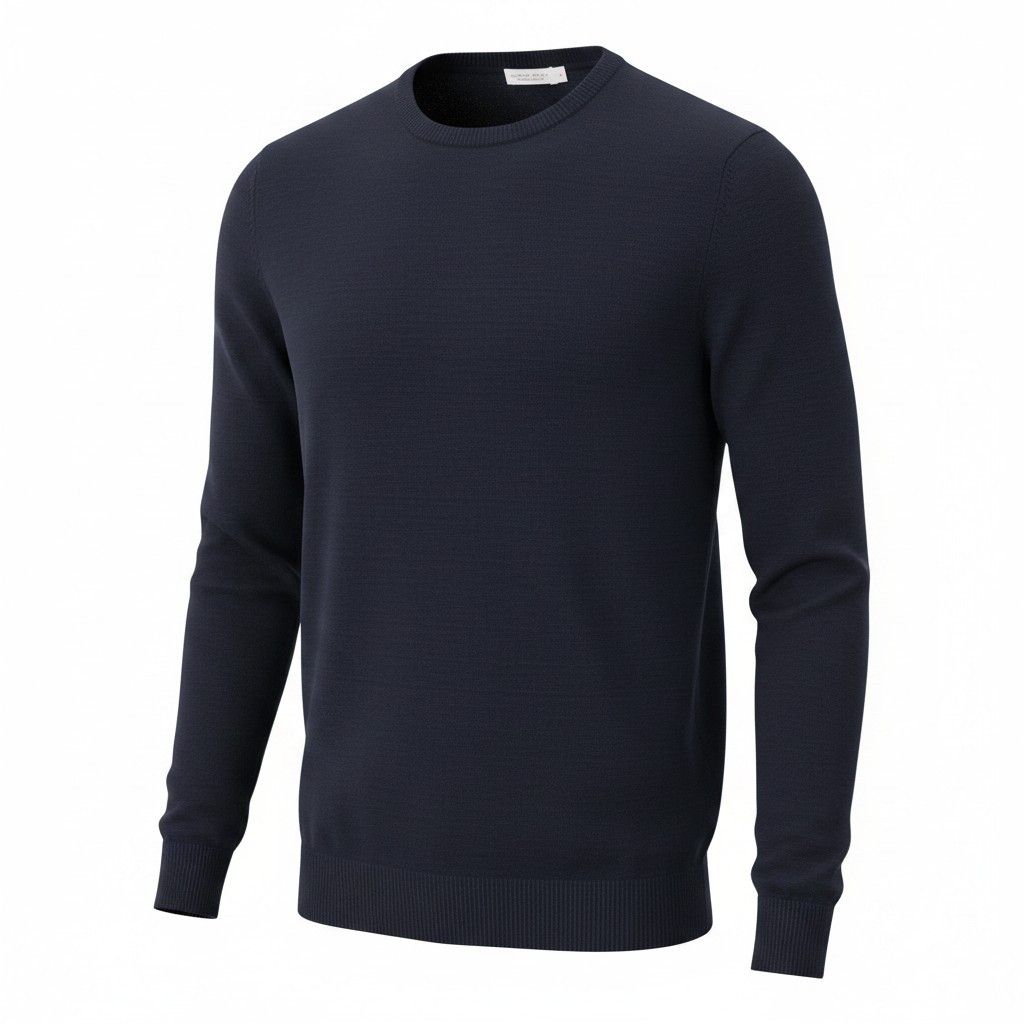 Suitsupply S Merino Wool Navy Sweater 66607 Size US S / EU 44-46 / 1 - 1 Thumbnail