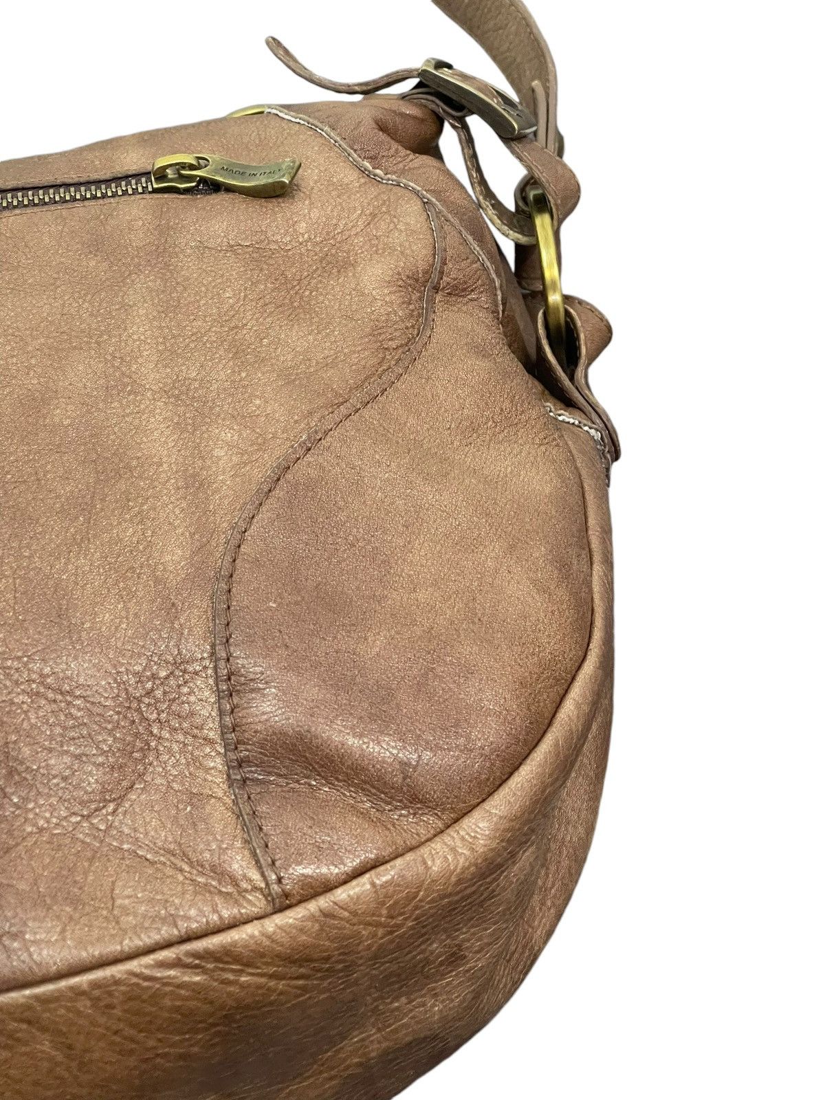 Leather Full Leather Limpronta Italy Tote Shoulder Bag 5🟩 Size ONE SIZE - 8 Thumbnail