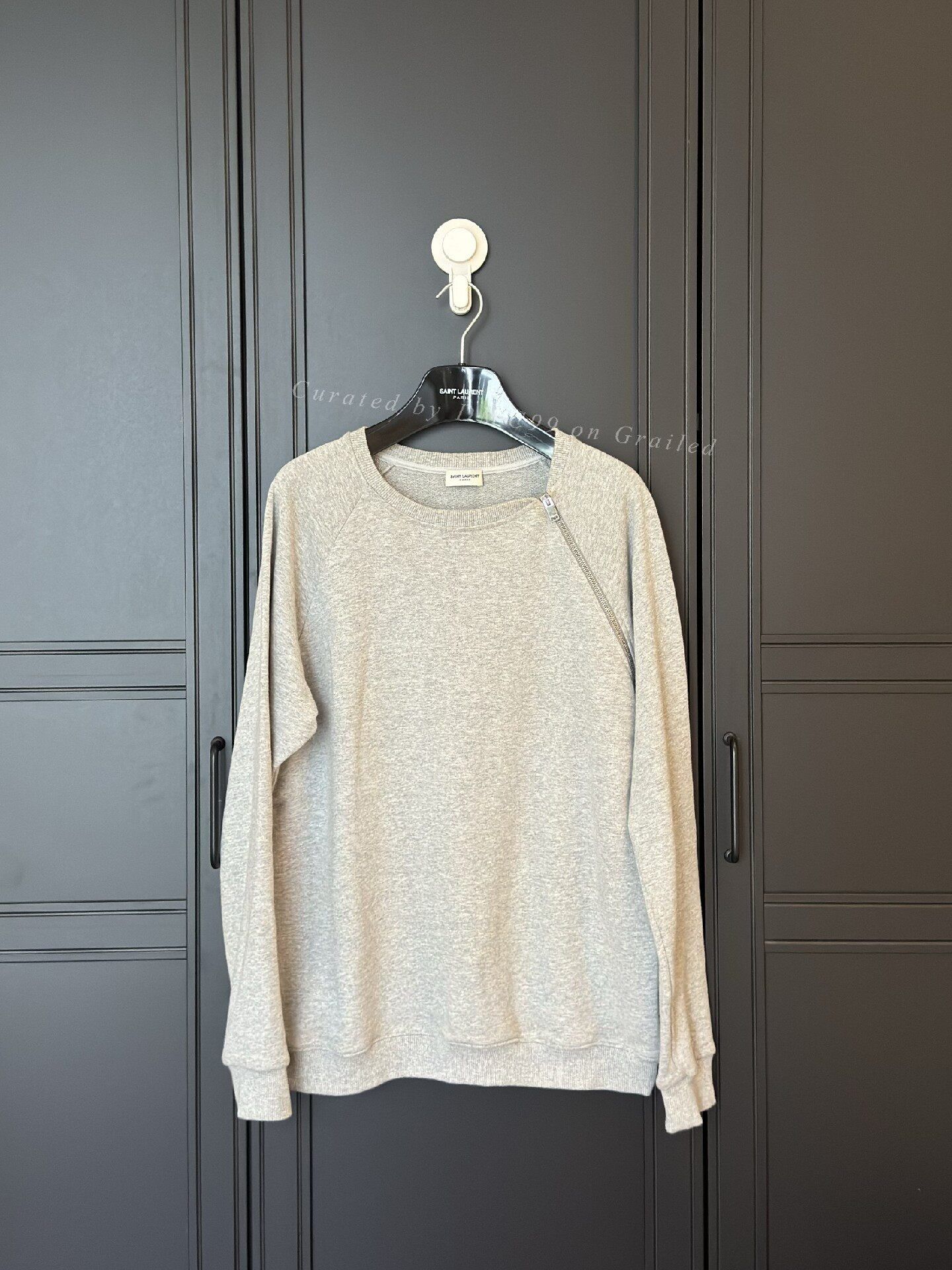 Saint Laurent Paris Saint Laurent Men's Zip Round Neck Top Size US XL / EU 56 / 4 - 1 Thumbnail