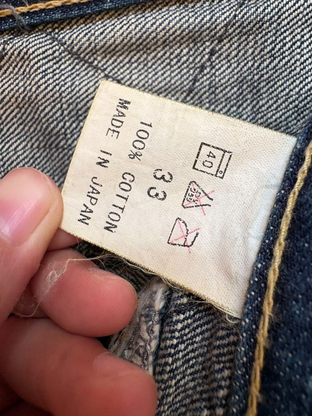 Japanese Brand Vintage Japanese Brand Mud Wash Embellished Baggy Jeans Size US 33 - 11 Thumbnail