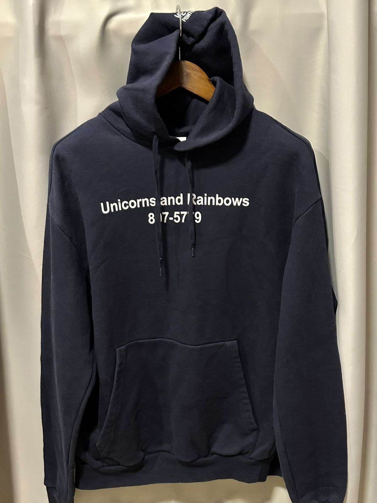 Unicorns and rainbows online hoodie vetements